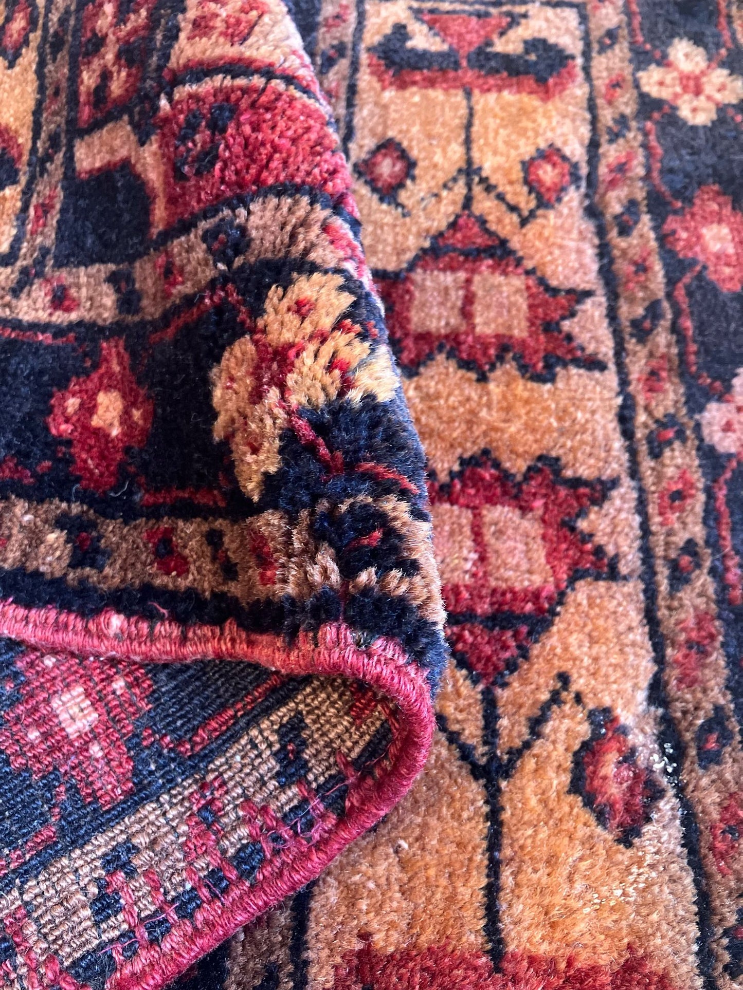 Handmade Vintage Turkish Entryway Rug 1'11" X 3'6"