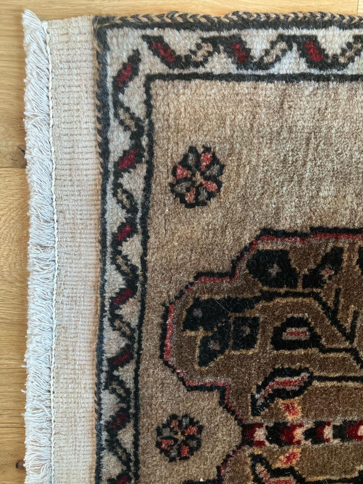 Handmade Vintage Turkish Entryway Rug 1'9" X 3'3"