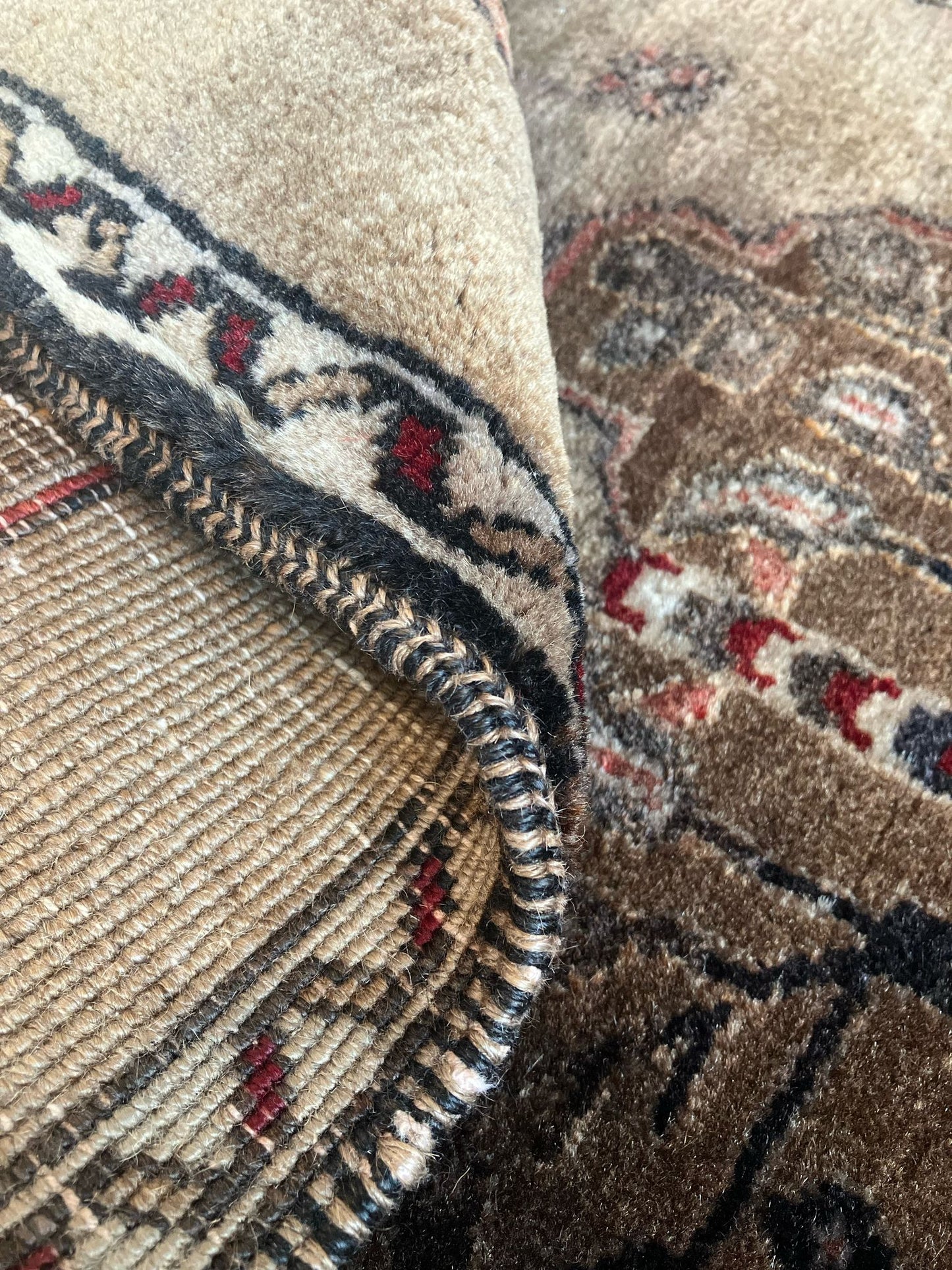 Handmade Vintage Turkish Entryway Rug 1'9" X 3'3"