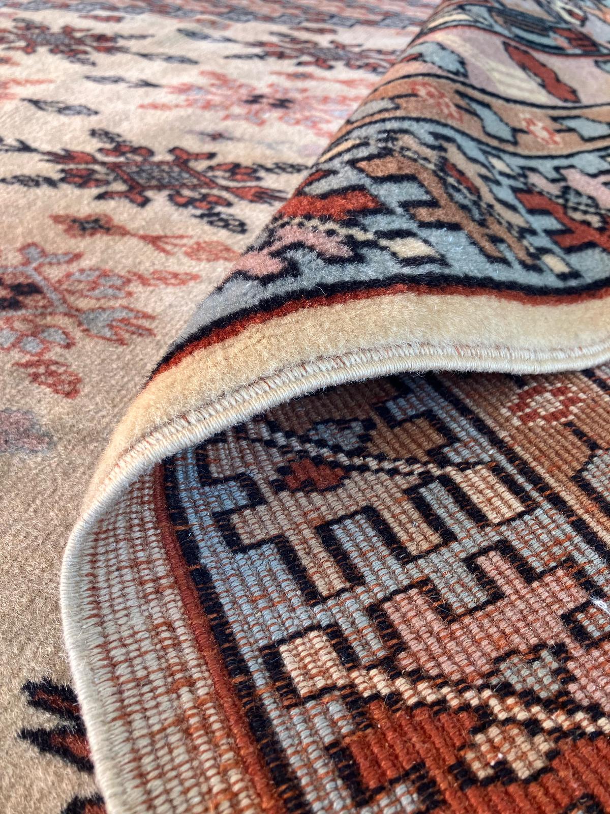 Handmade Vintage Turkish Medium Rug 6'3" X 8'11"