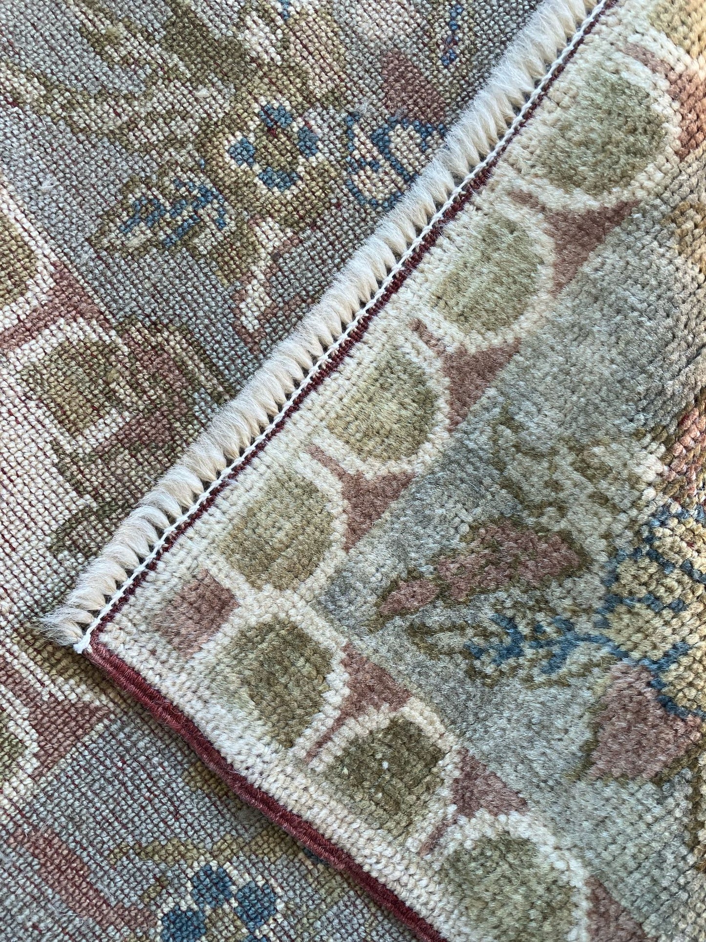 Handmade Vintage Turkish Medium Rug 5'10" X 7'6"
