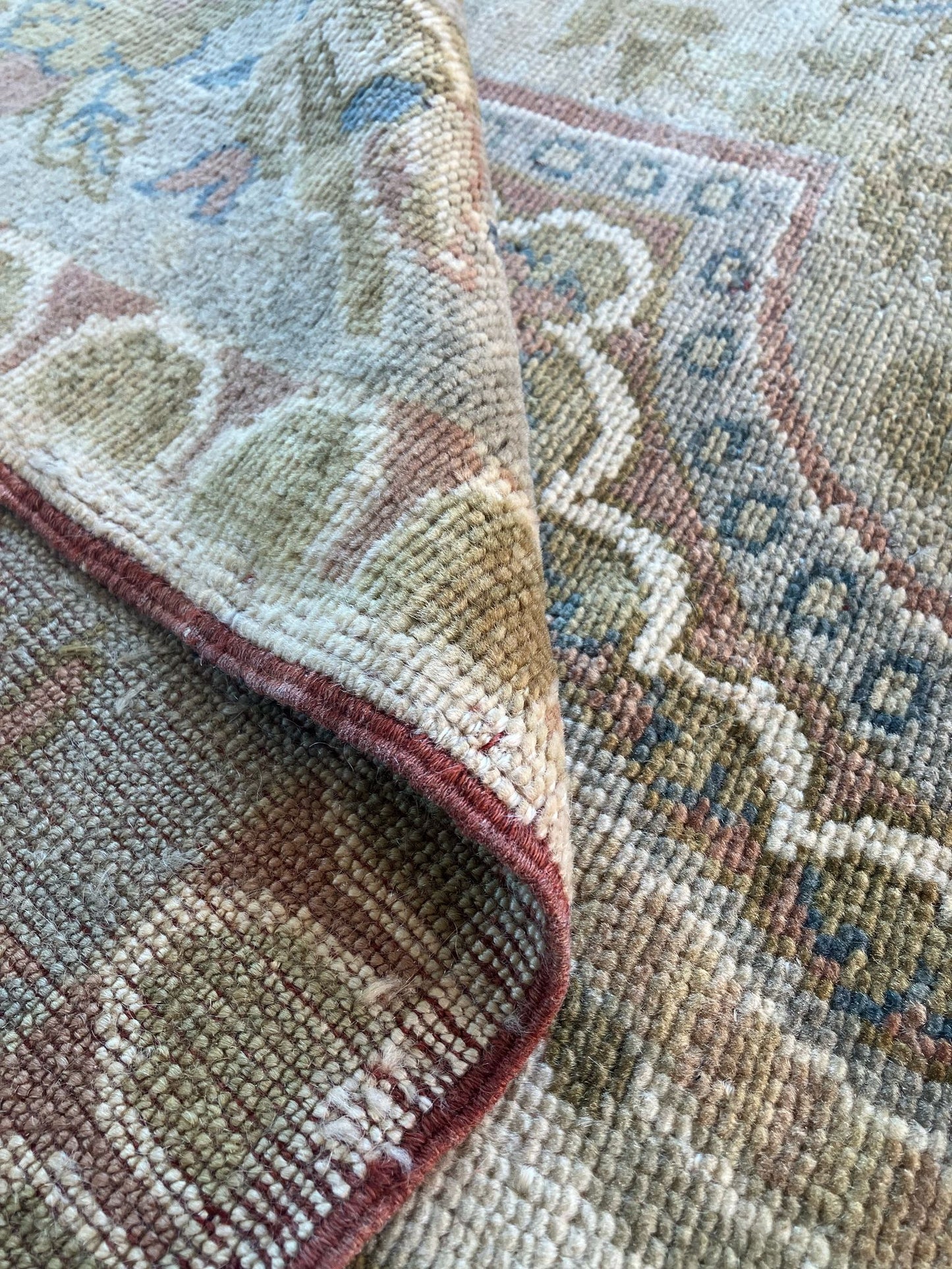 Handmade Vintage Turkish Medium Rug 5'10" X 7'6"