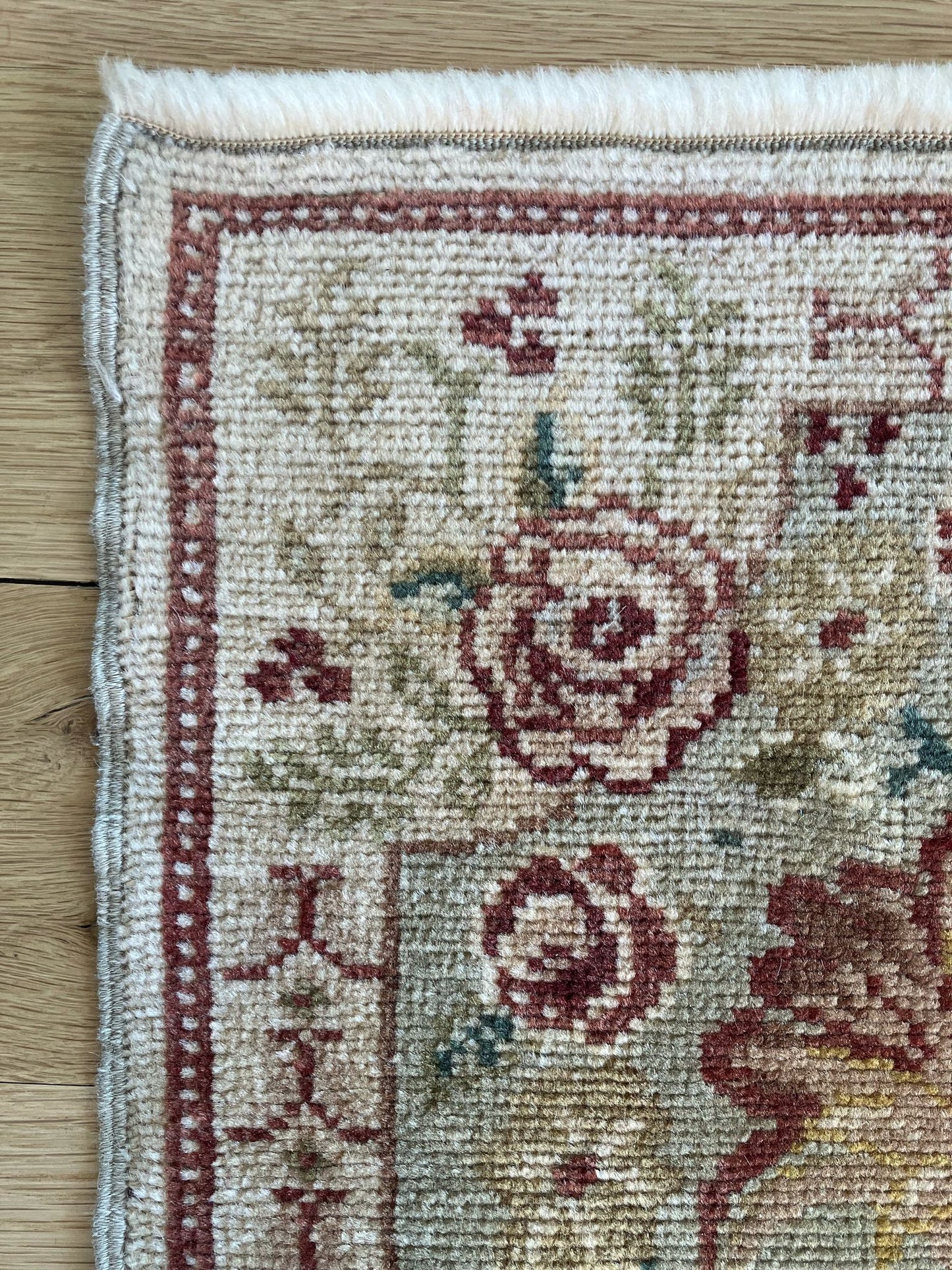 Handmade Vintage Turkish Medium Rug 5'5" X 7'8"