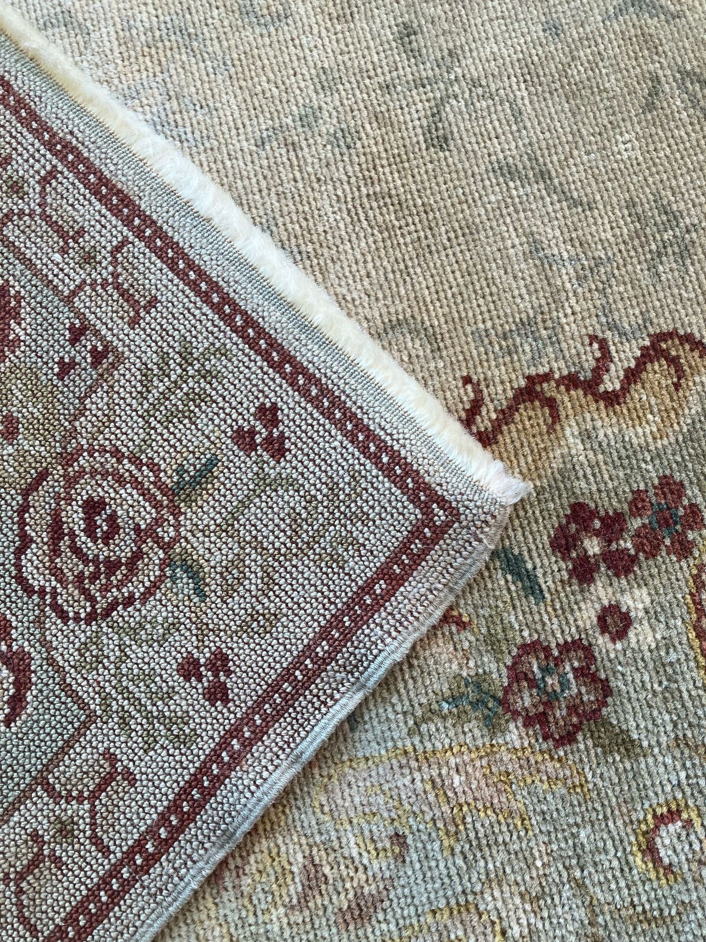 Handmade Vintage Turkish Medium Rug 5'5" X 7'8"