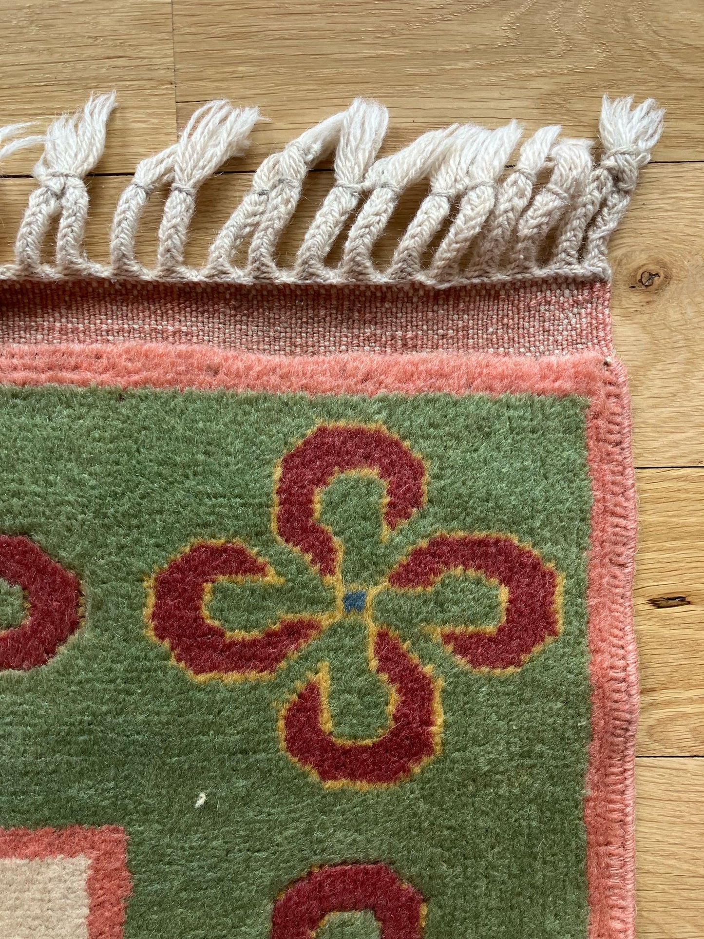 Handmade Vintage Turkish Small Rug 2'10" X 5'