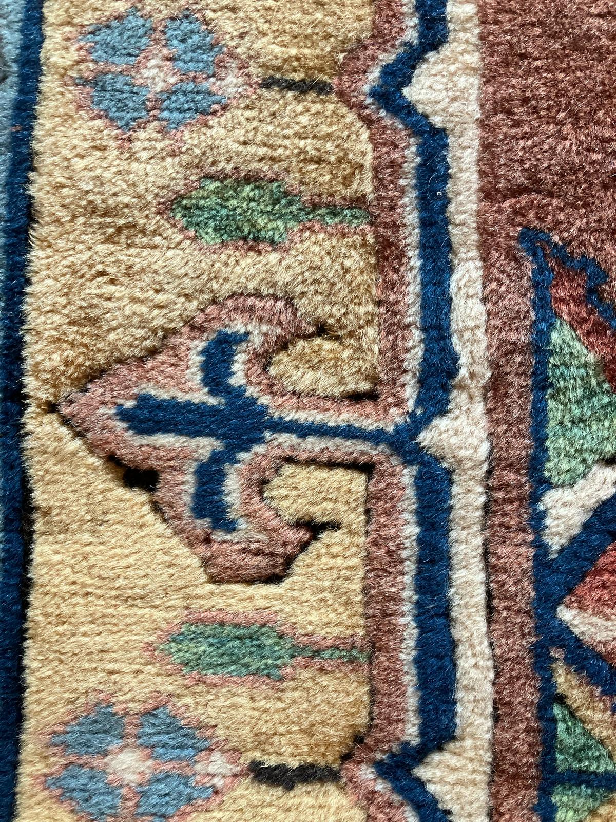 Handmade Vintage Turkish Small Rug 2'9" X 4'11"
