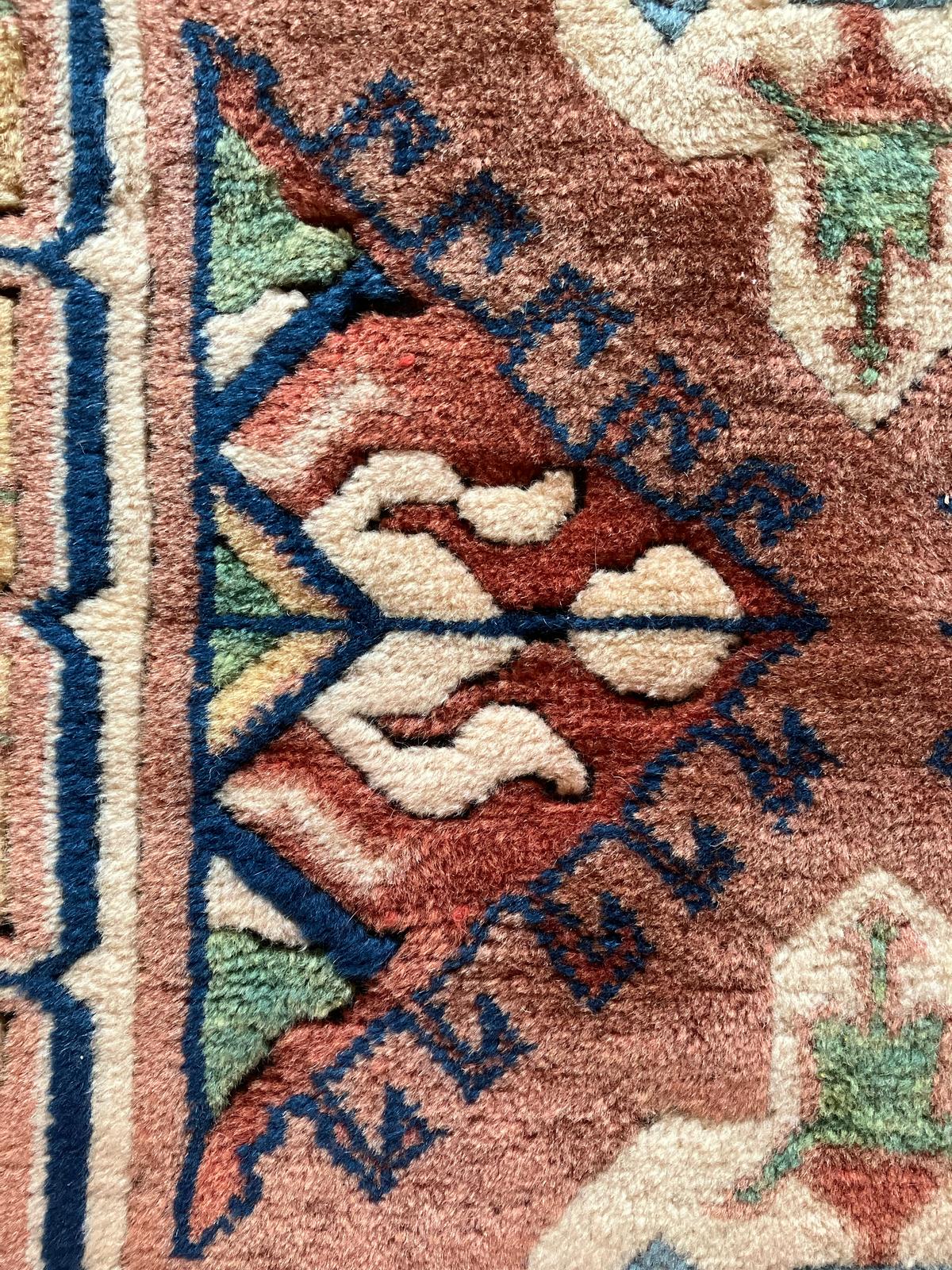Handmade Vintage Turkish Small Rug 2'9" X 4'11"