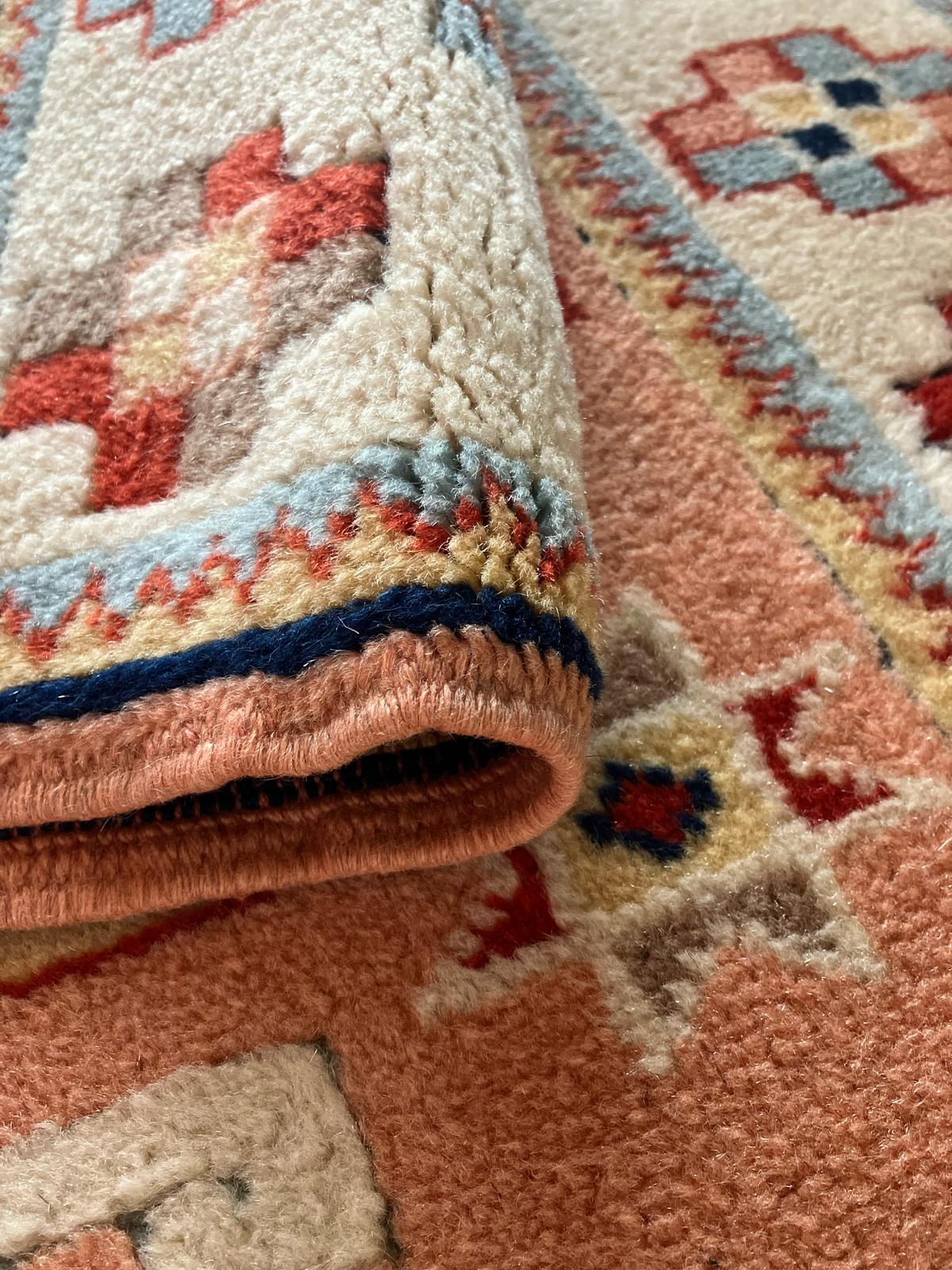 Handmade Vintage Turkish Small Rug 2'8" X 4'9"