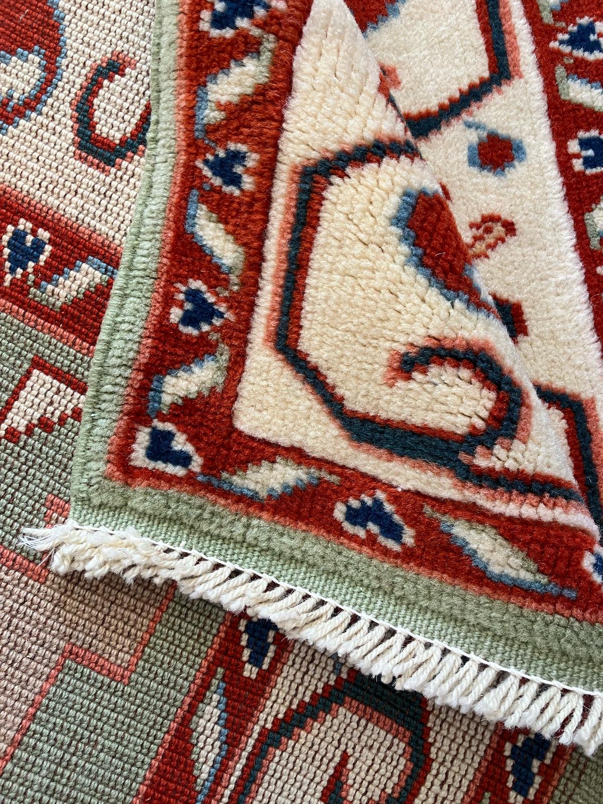 Handmade Vintage Turkish Runner 2'10" X 9'8"