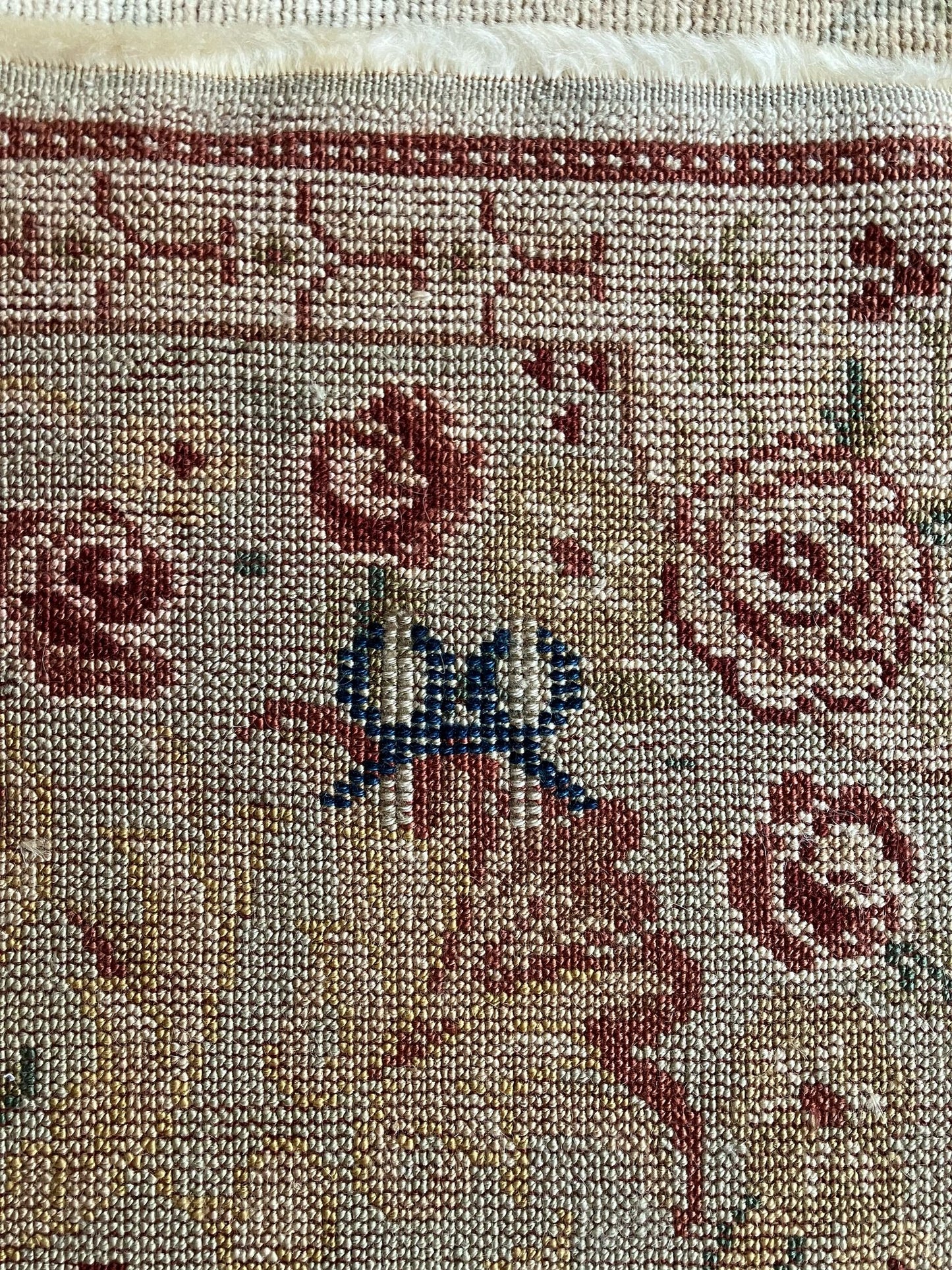 Handmade Vintage Turkish Medium Rug 5'5" X 7'8"