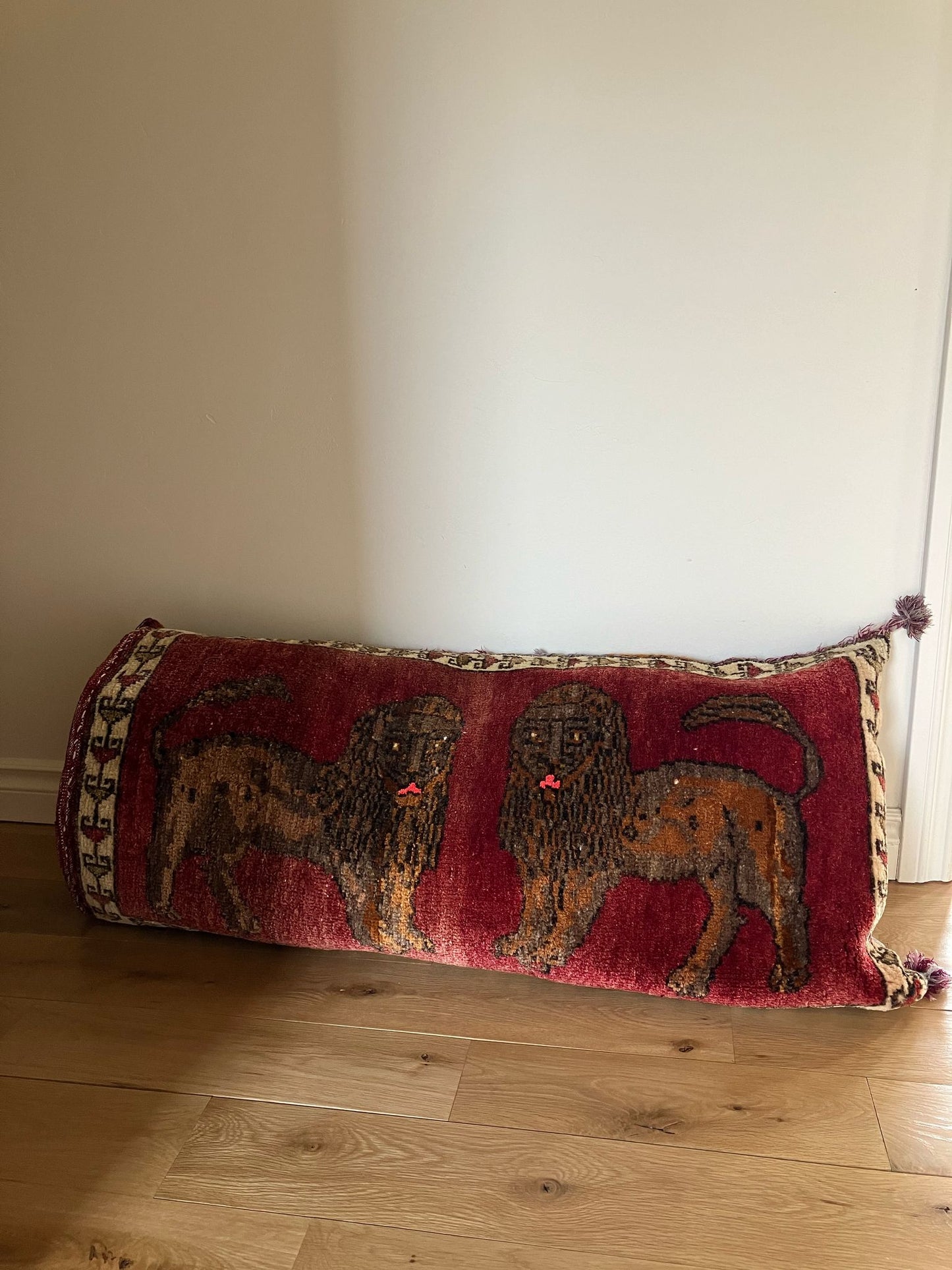 Handmade Vintage Turkish Entryway Rug 1'10" X 3'6"