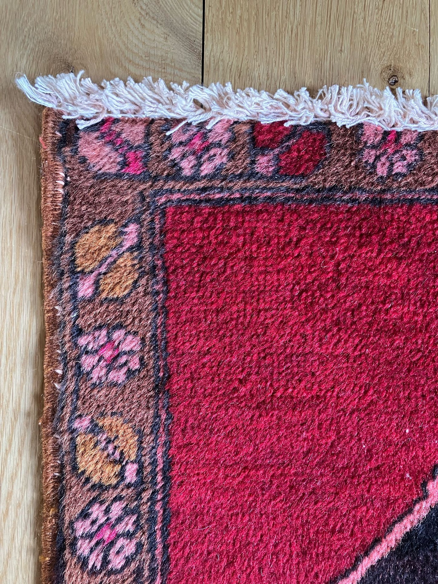 Handmade Vintage Turkish Small Rug 2'8" X 2'7"