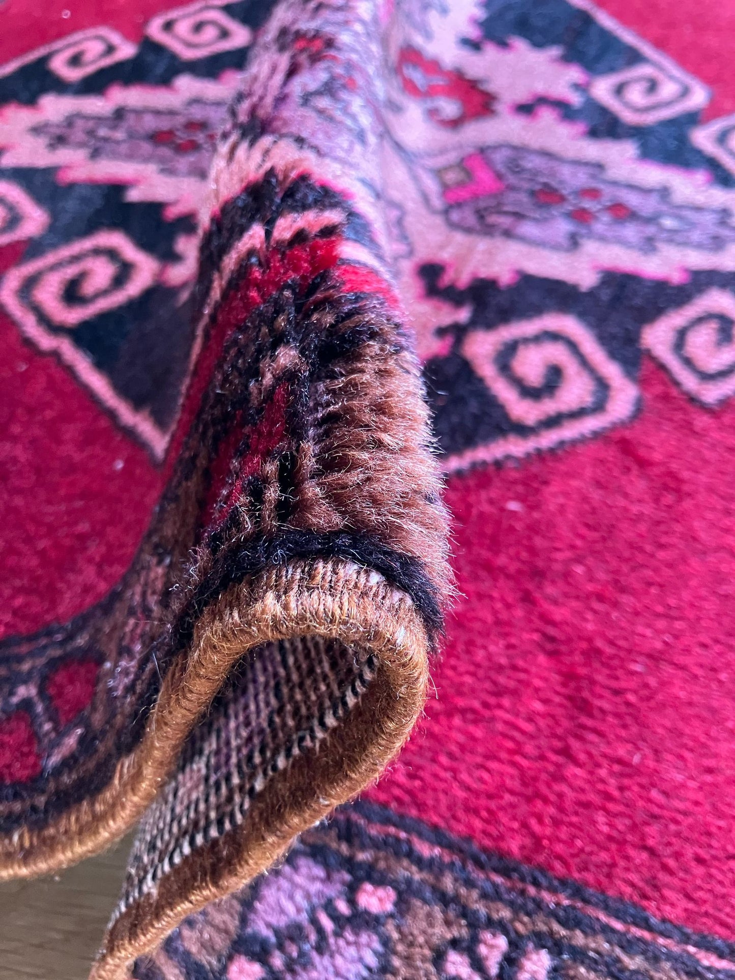Handmade Vintage Turkish Small Rug 2'8" X 2'7"
