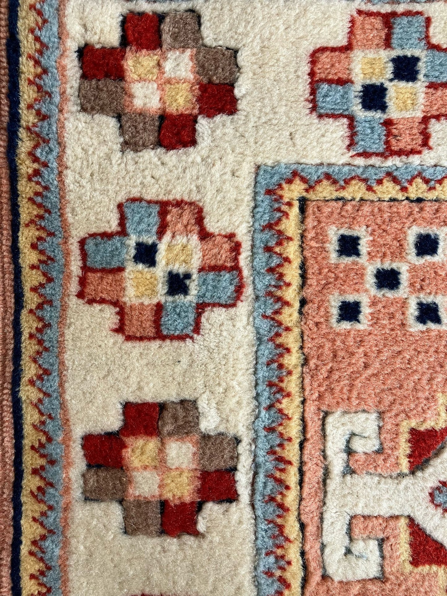 Handmade Vintage Turkish Small Rug 2'8" X 4'9"