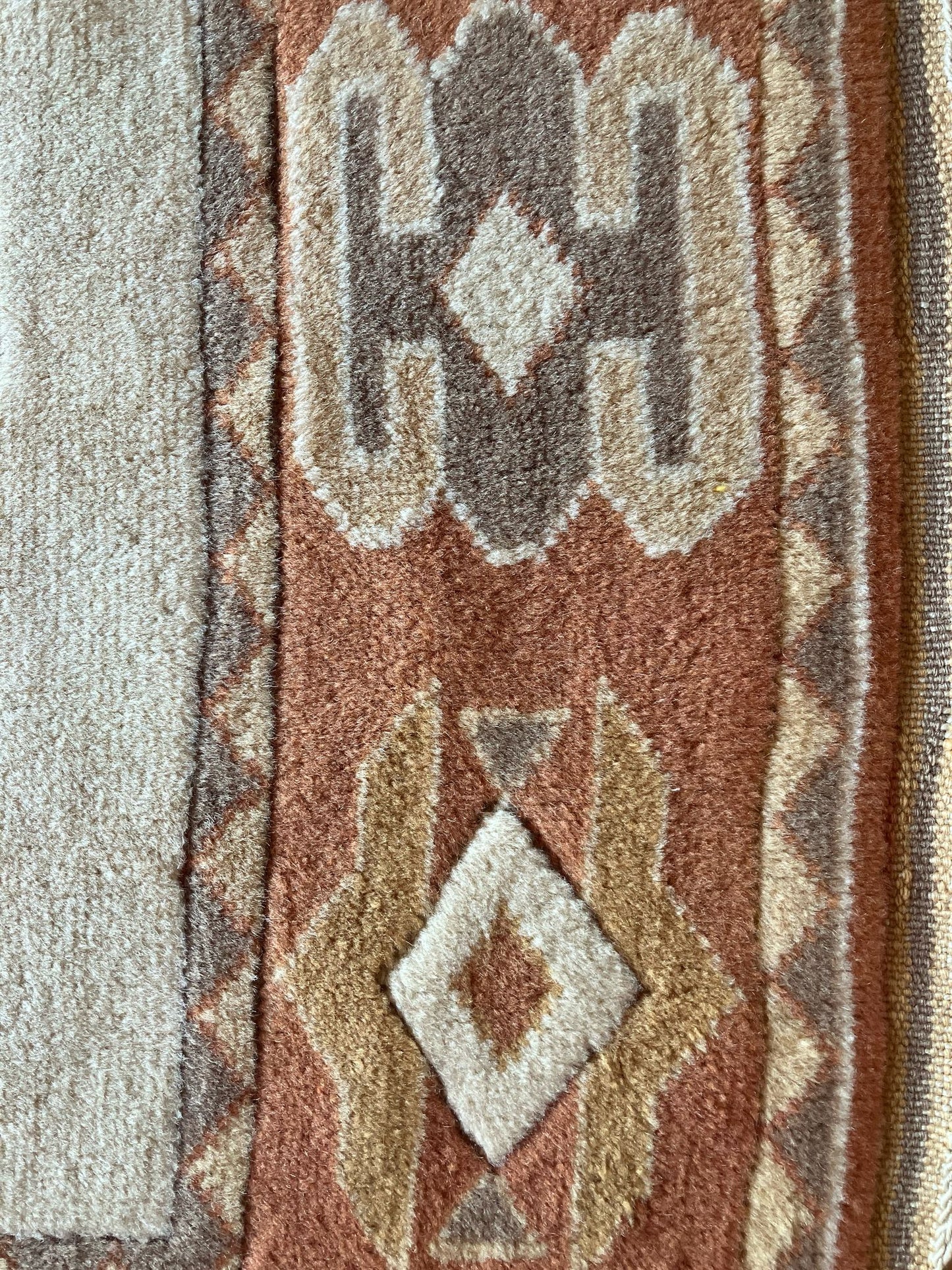 Handmade Vintage Turkish Medium Rug 3'10" X 6'