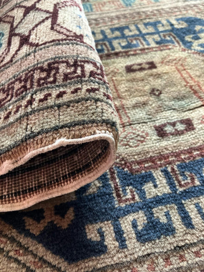 Handmade Vintage Turkish Medium Rug 3'10" X 6'