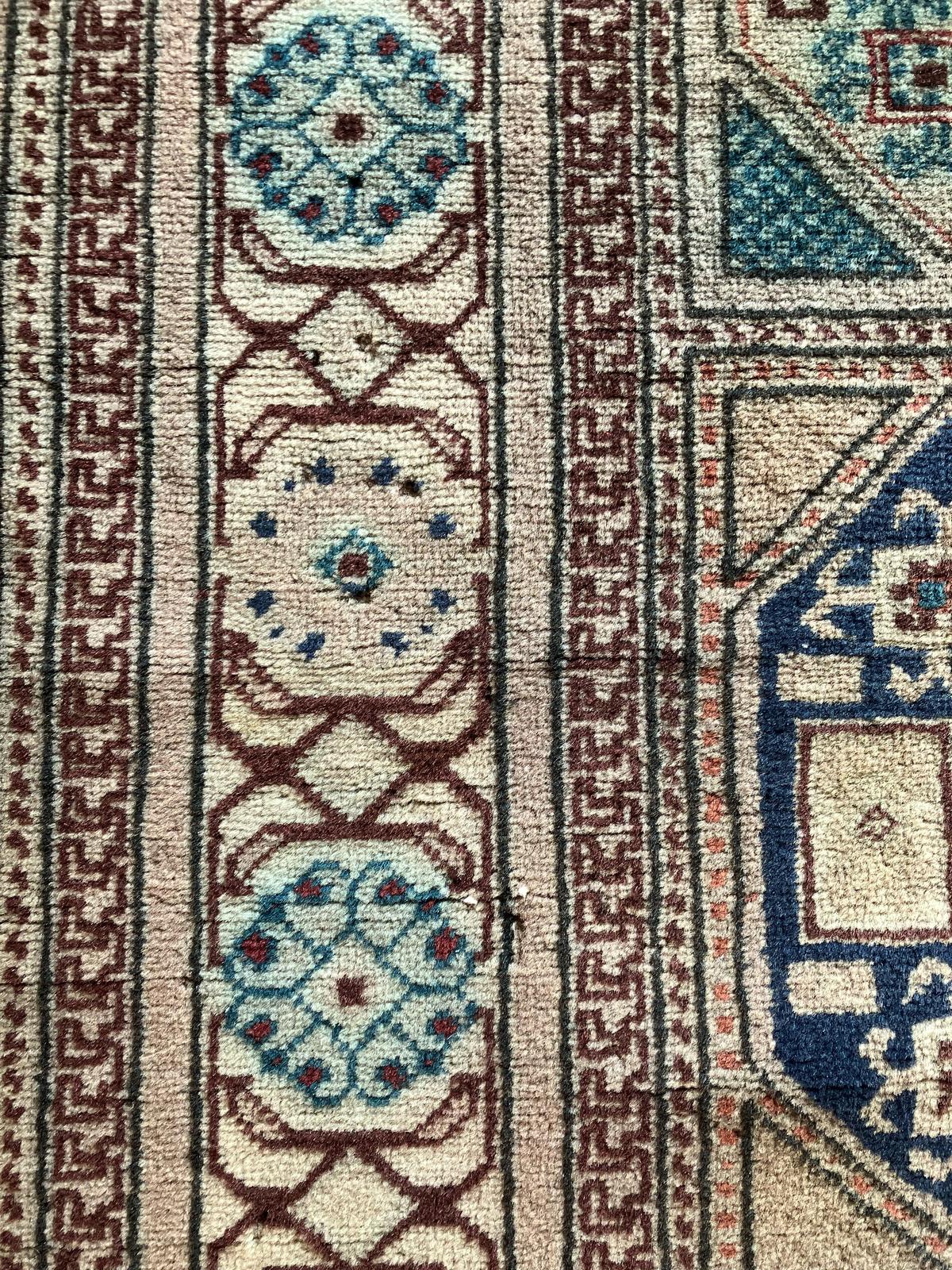 Handmade Vintage Turkish Medium Rug 3'10" X 6'