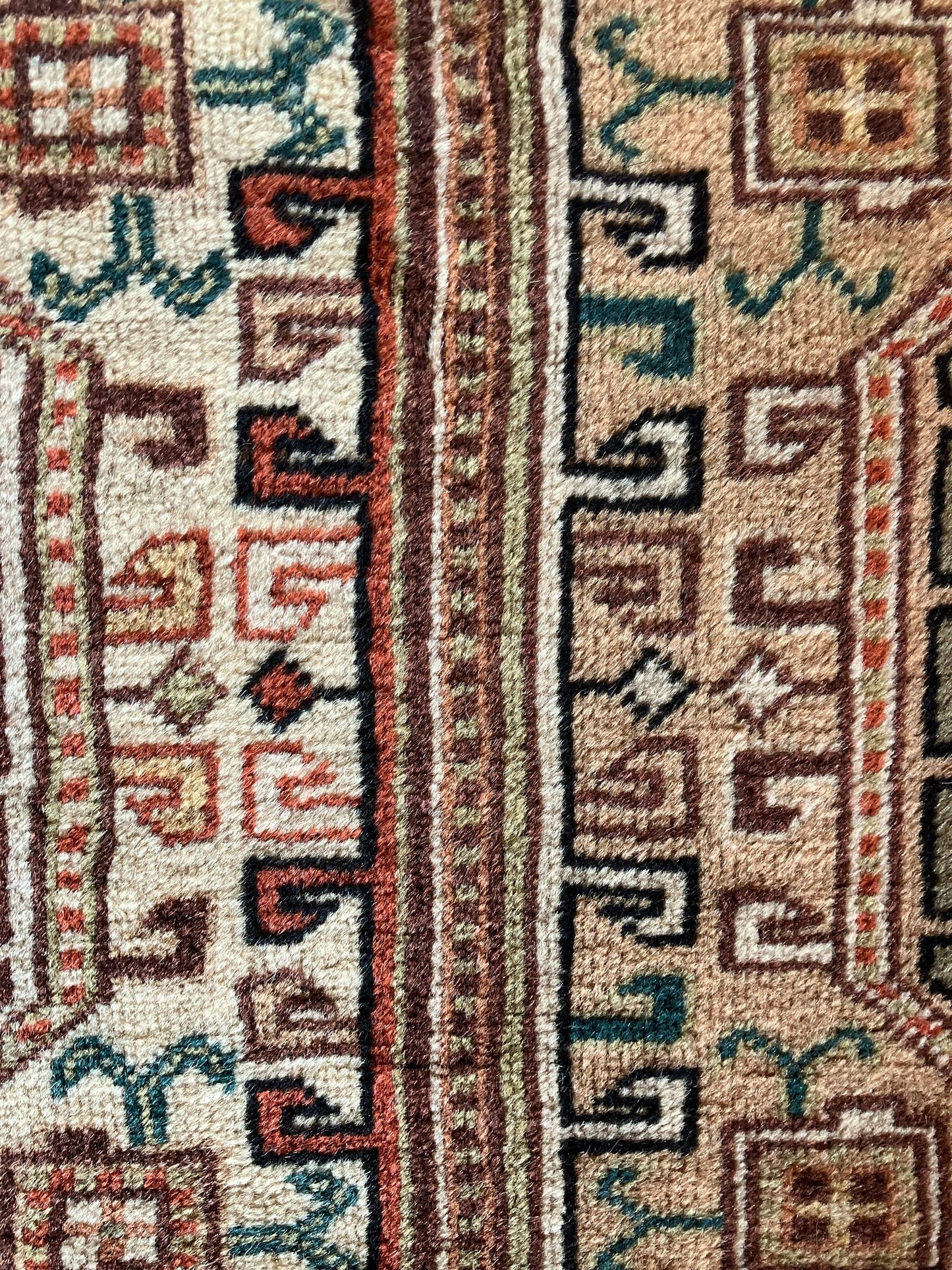 Handmade Vintage Turkish Medium Rug 3'9" X 6'10"
