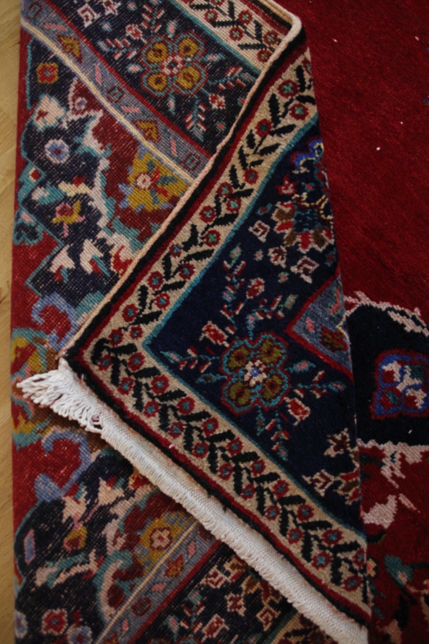 Handmade Vintage Turkish Large Rug 5'11" X 9'5"