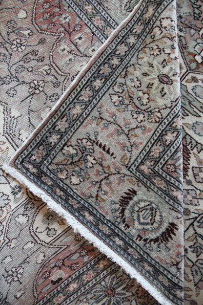 Handmade Vintage Turkish Large Rug 6'7" X 9'7"
