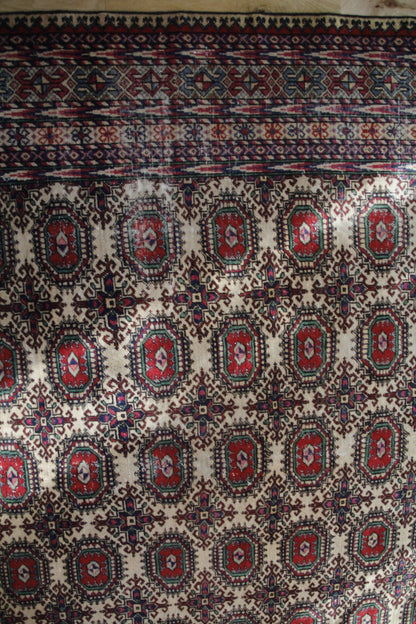 Handmade Vintage Turkish Large Rug 6'5" X 9'9"