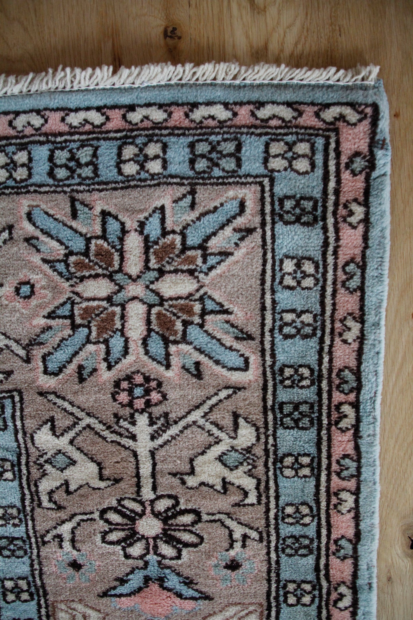 Handmade Vintage Turkish Large Rug 7'10" X 10'1"