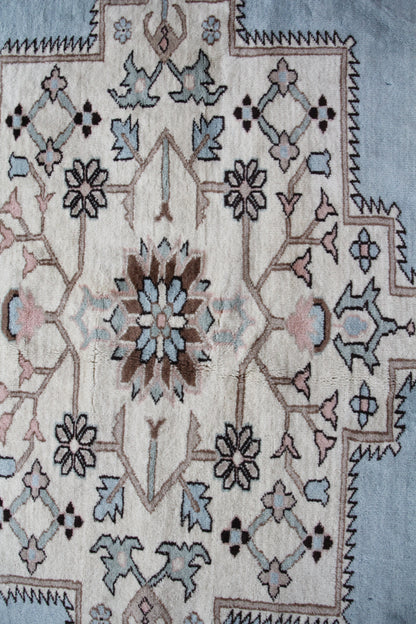 Handmade Vintage Turkish Large Rug 7'10" X 10'1"