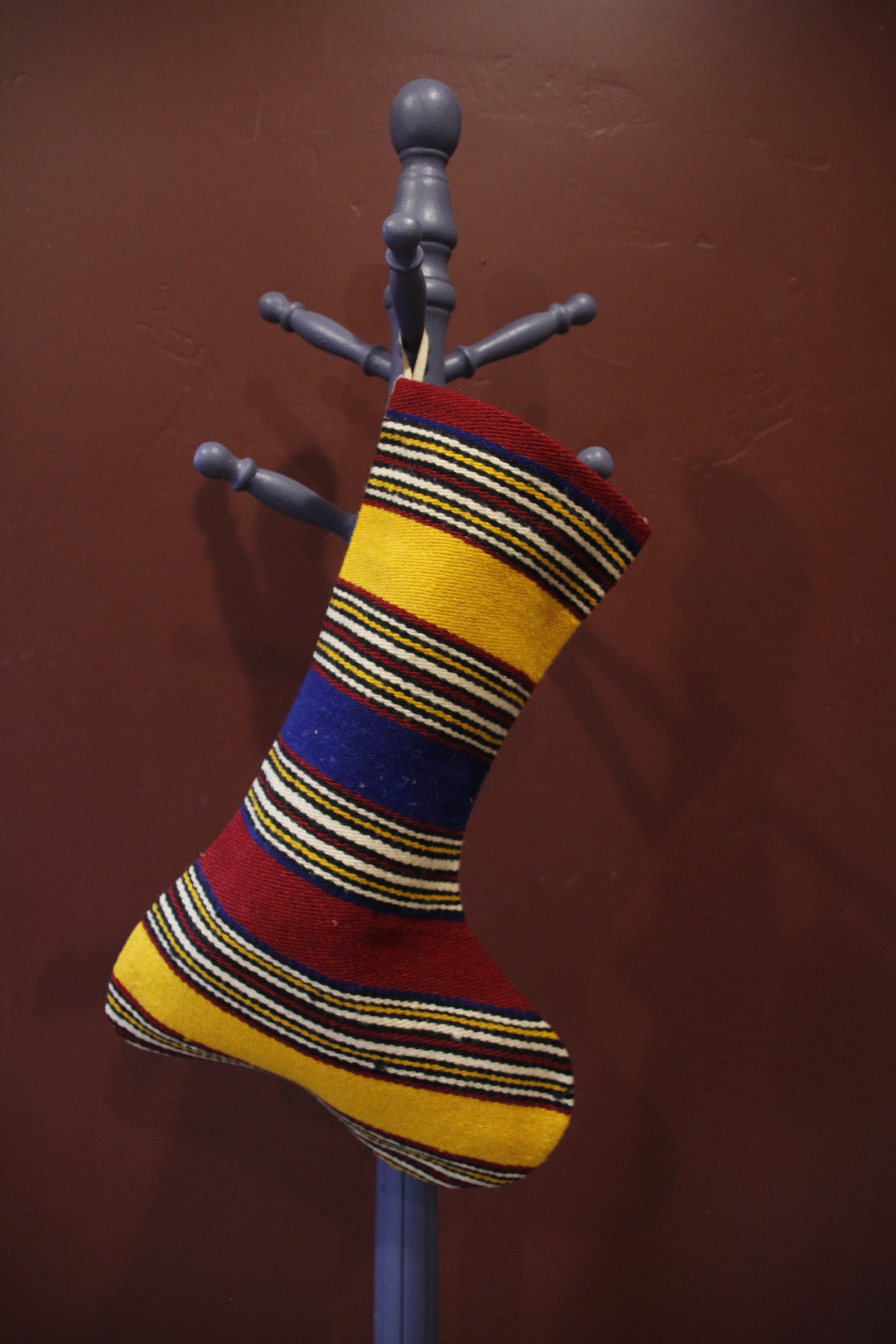 Handmade vintage Turkish Christmas stocking.