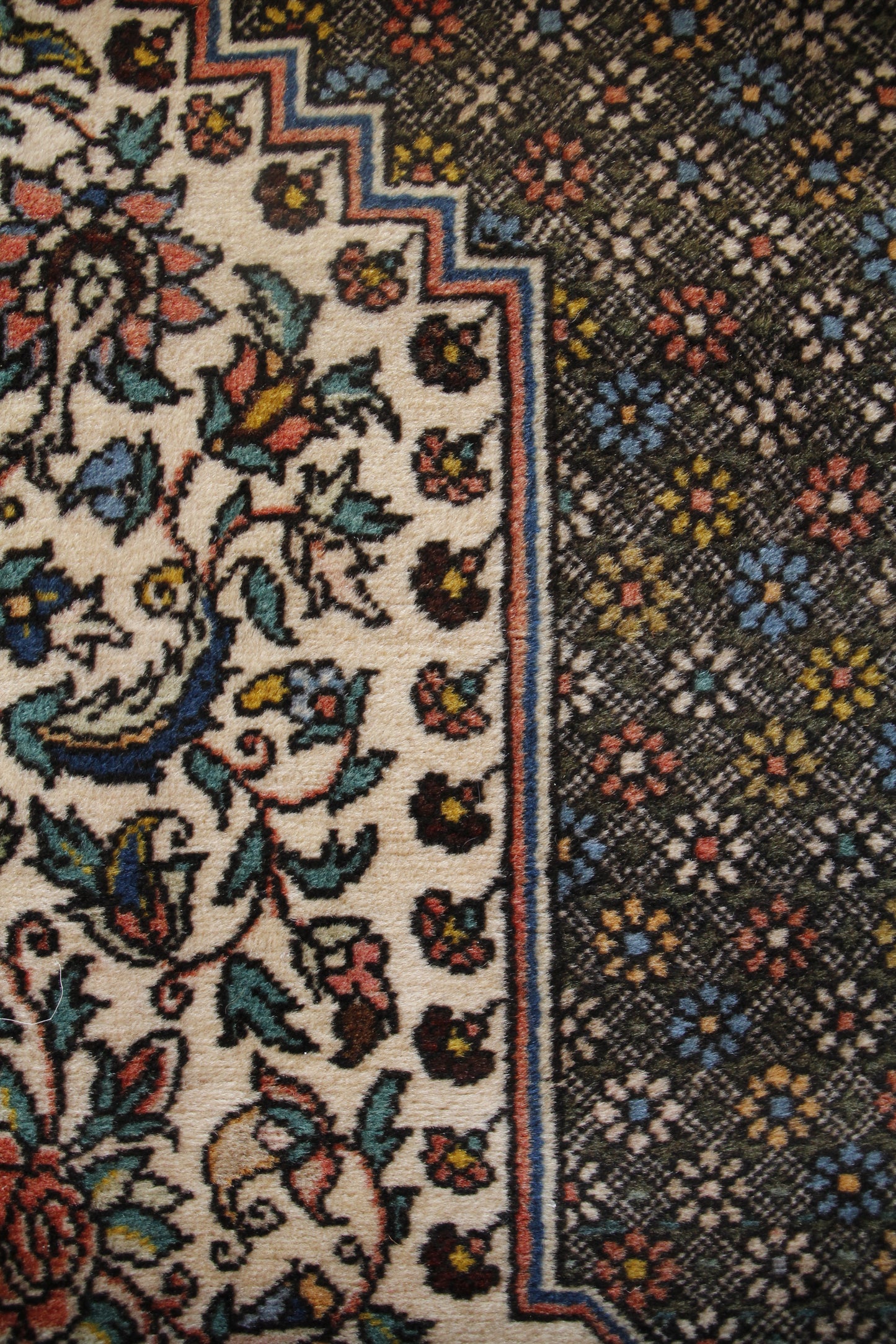 Antique Persian Large Rug 6'8" X 10'1"