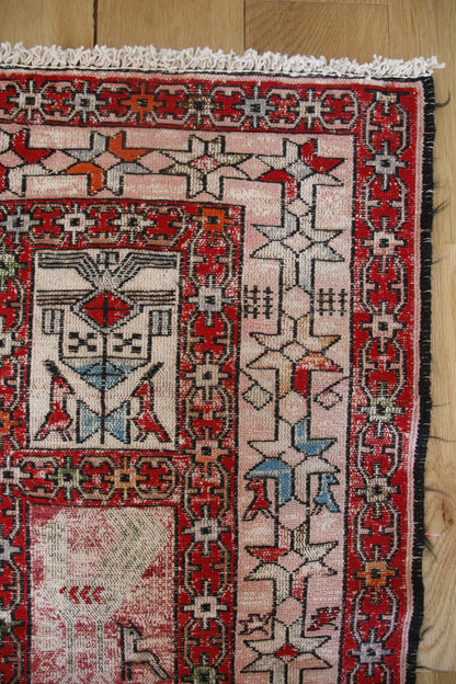 Handmade Vintage Persian Small Rug 2'4" X 3'2"