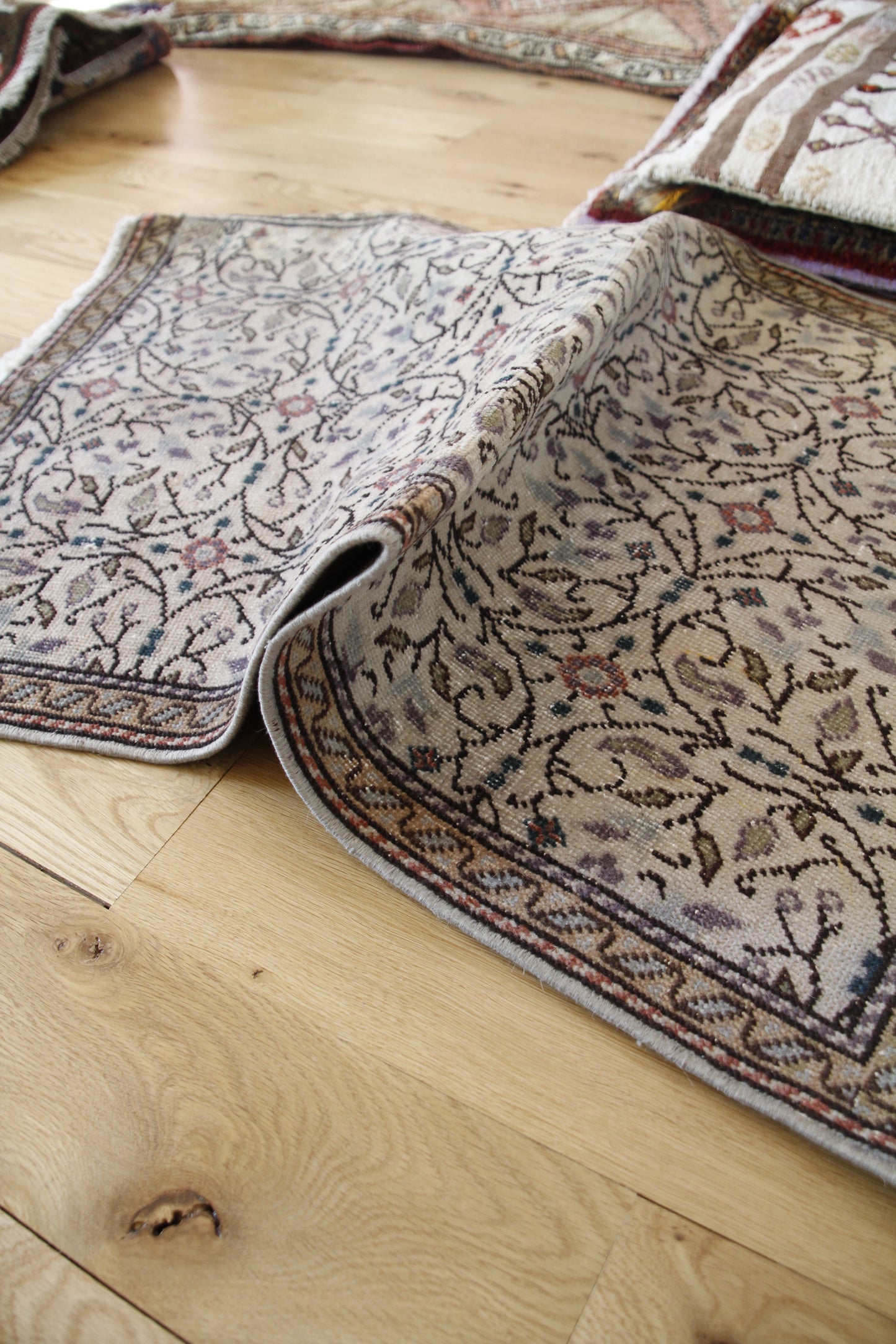 Handmade Vintage Turkish Entryway Rug 2'2" X 3'5"