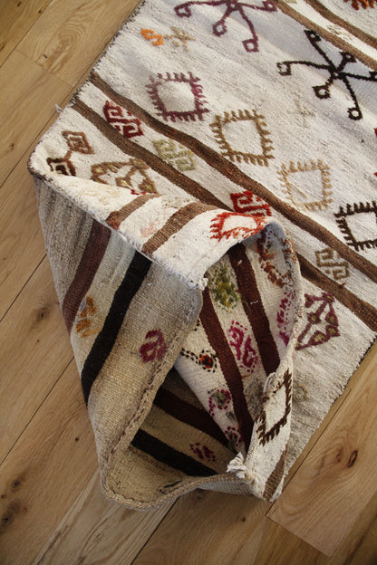 Handmade Vintage Turkish Entryway Rug 2' X 3'6"