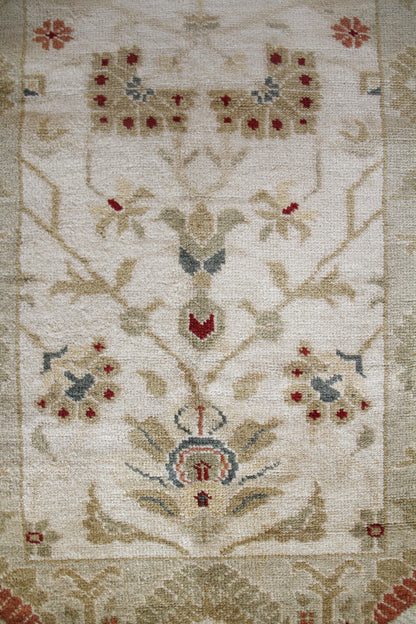 Handmade Vintage Turkish Small Rug 2'9" X 5'