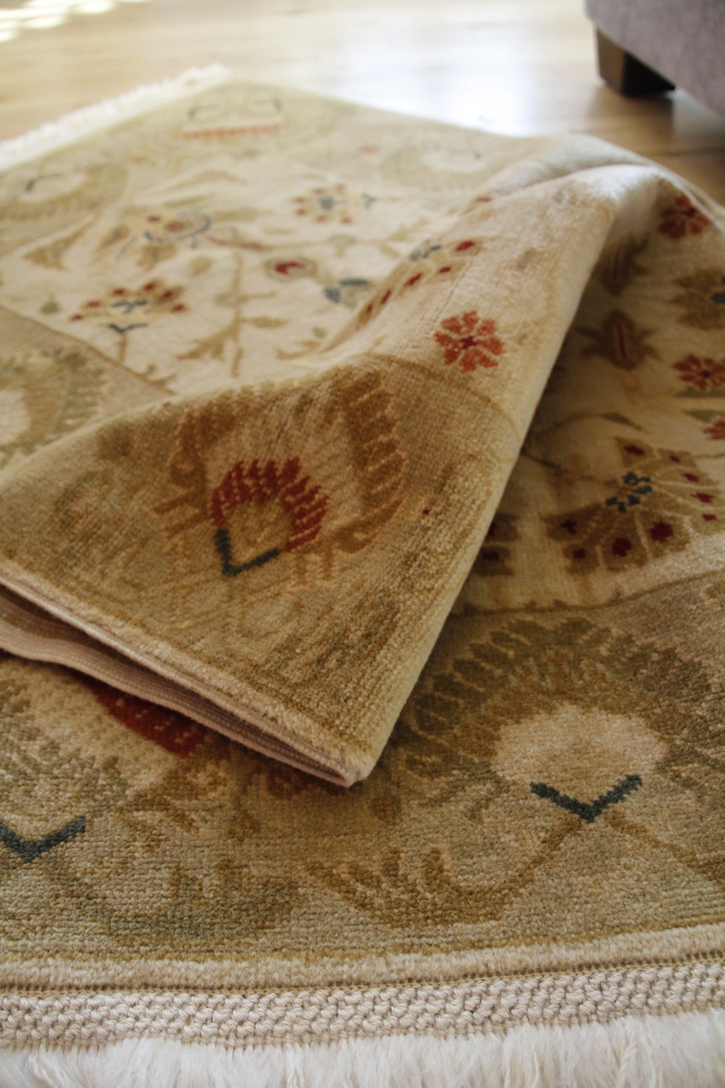Handmade Vintage Turkish Small Rug 2'9" X 5'
