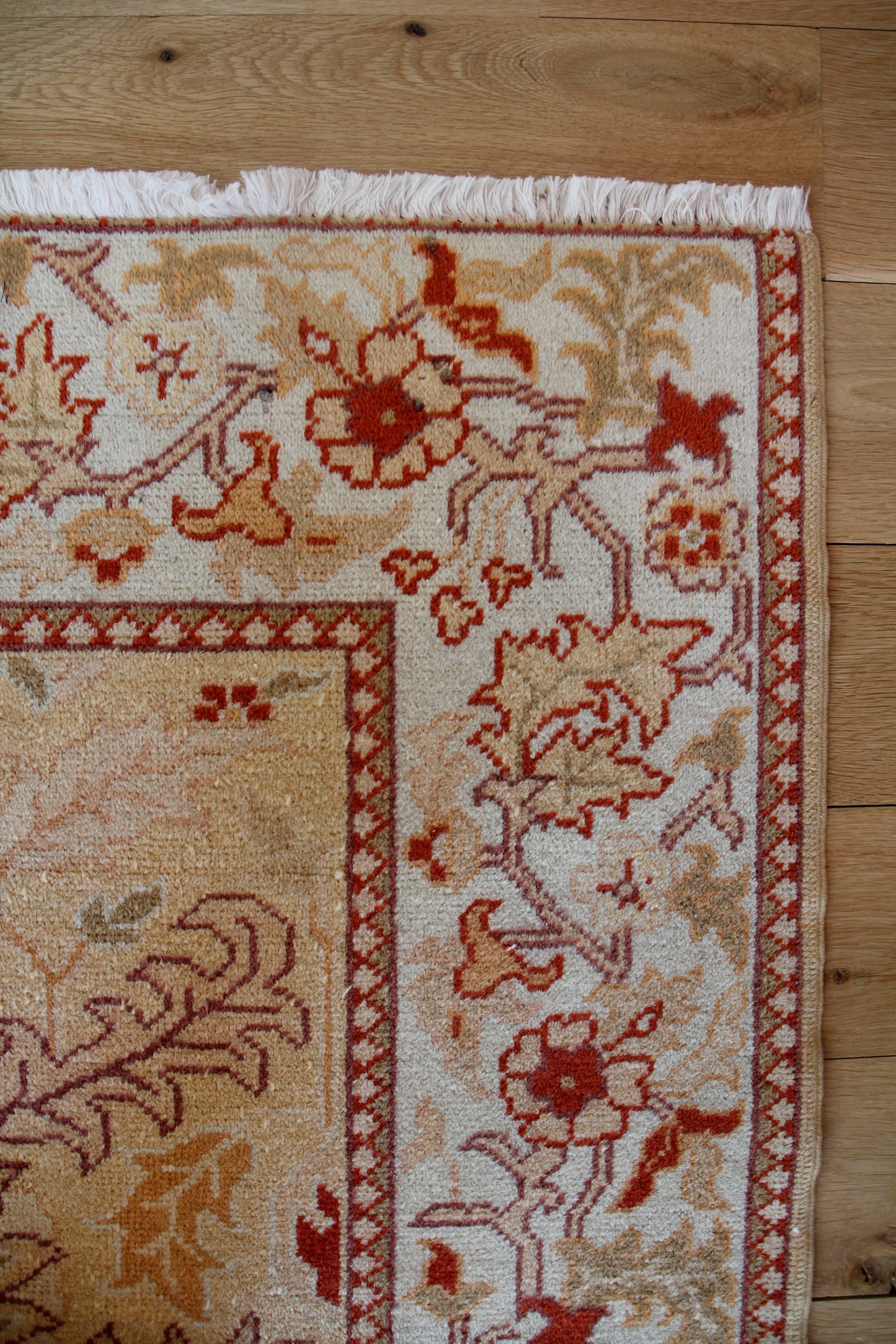 Handmade Vintage Turkish Small Rug 3' X 5'