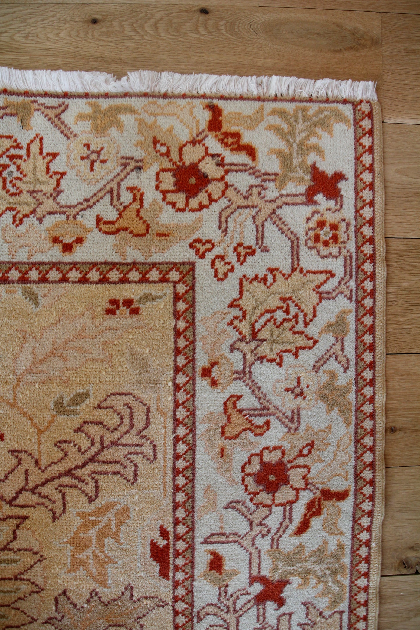 Handmade Vintage Turkish Small Rug 3' X 5'