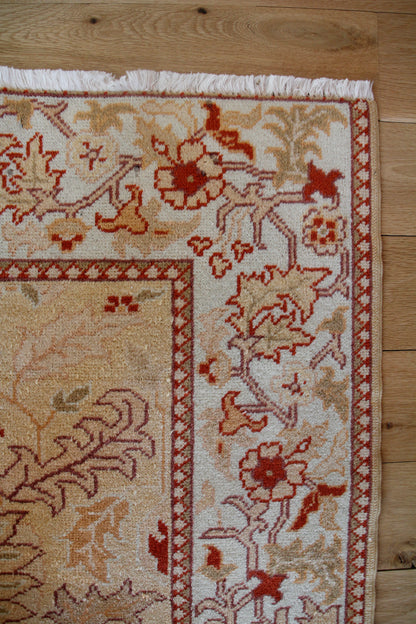 Handmade Vintage Turkish Small Rug 3' X 5'