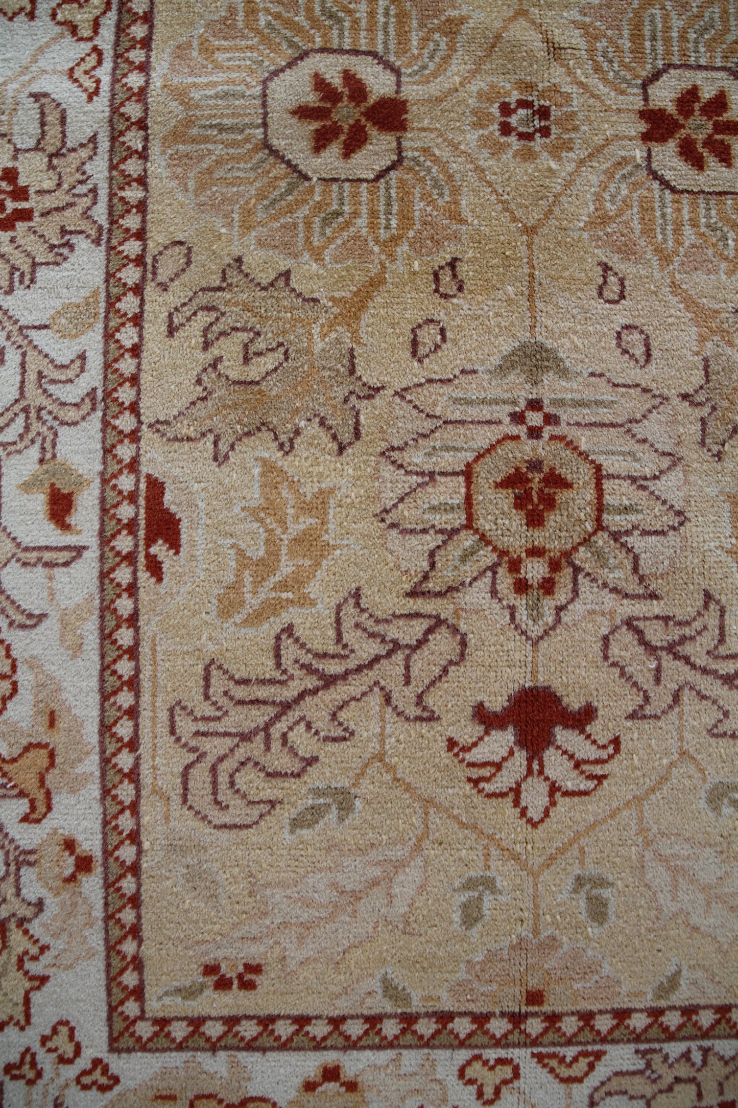 Handmade Vintage Turkish Small Rug 3' X 5'