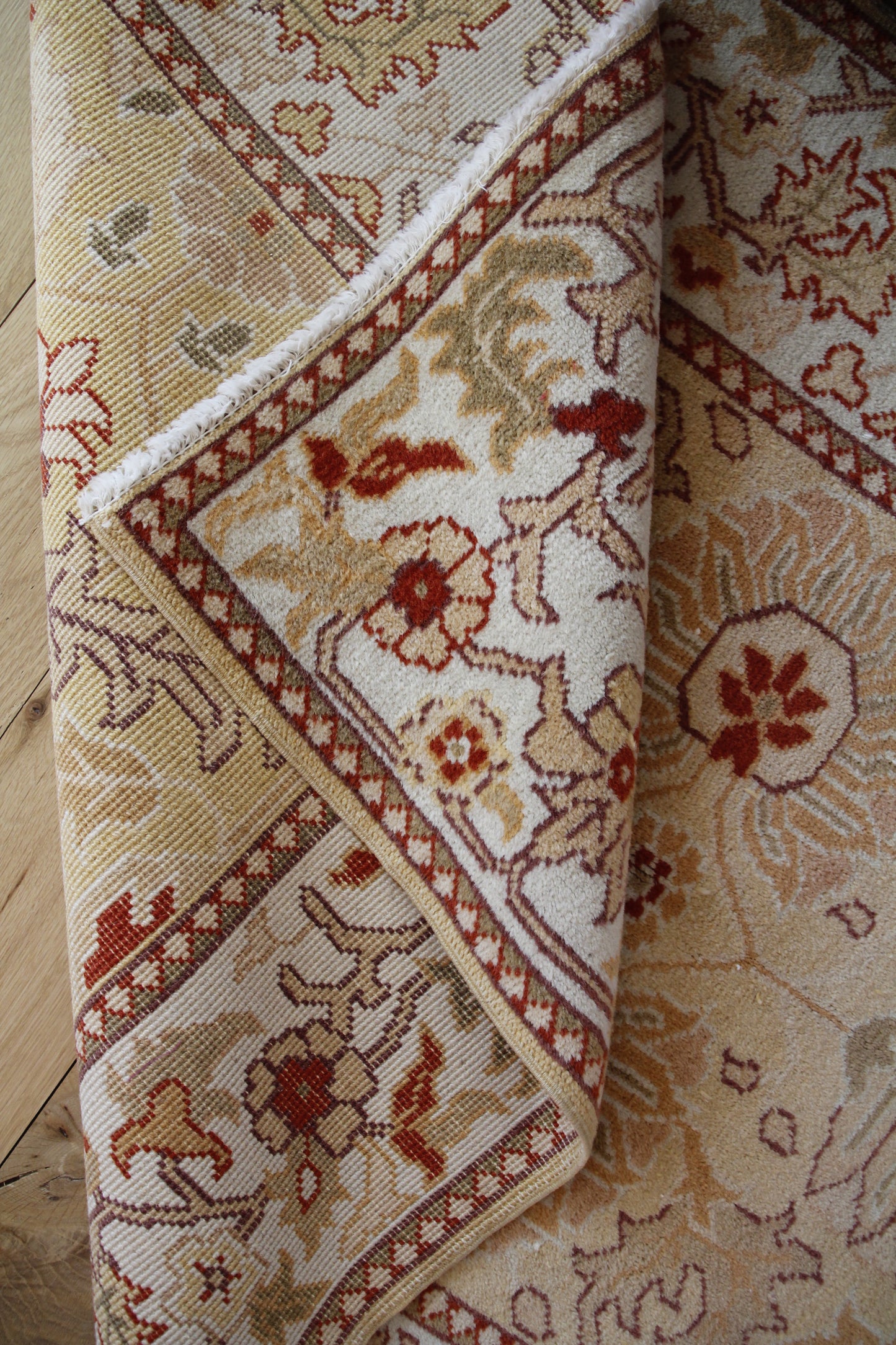 Handmade Vintage Turkish Small Rug 3' X 5'