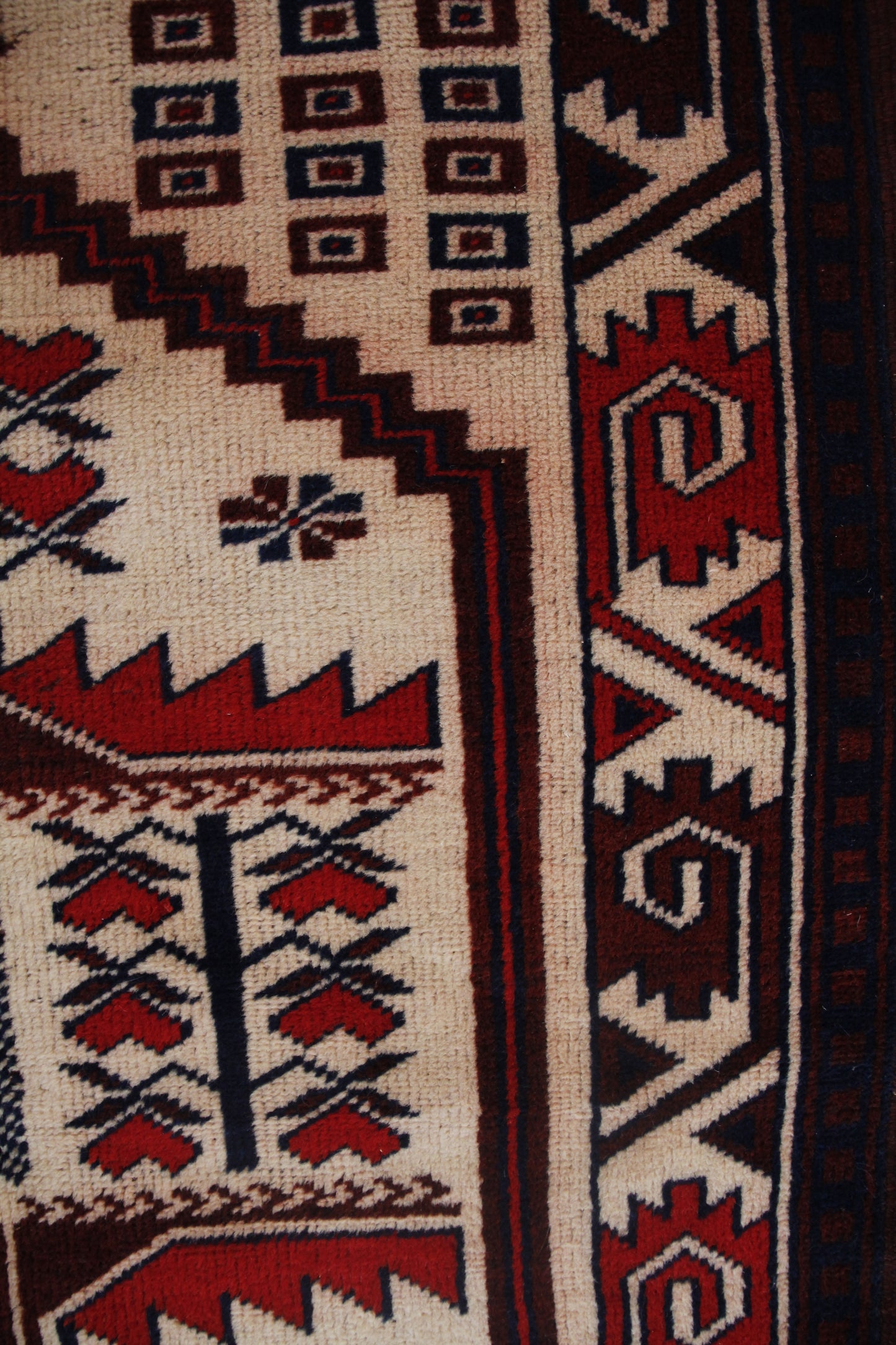 Handmade Vintage Turkish Small Rug 2'6" X 4'