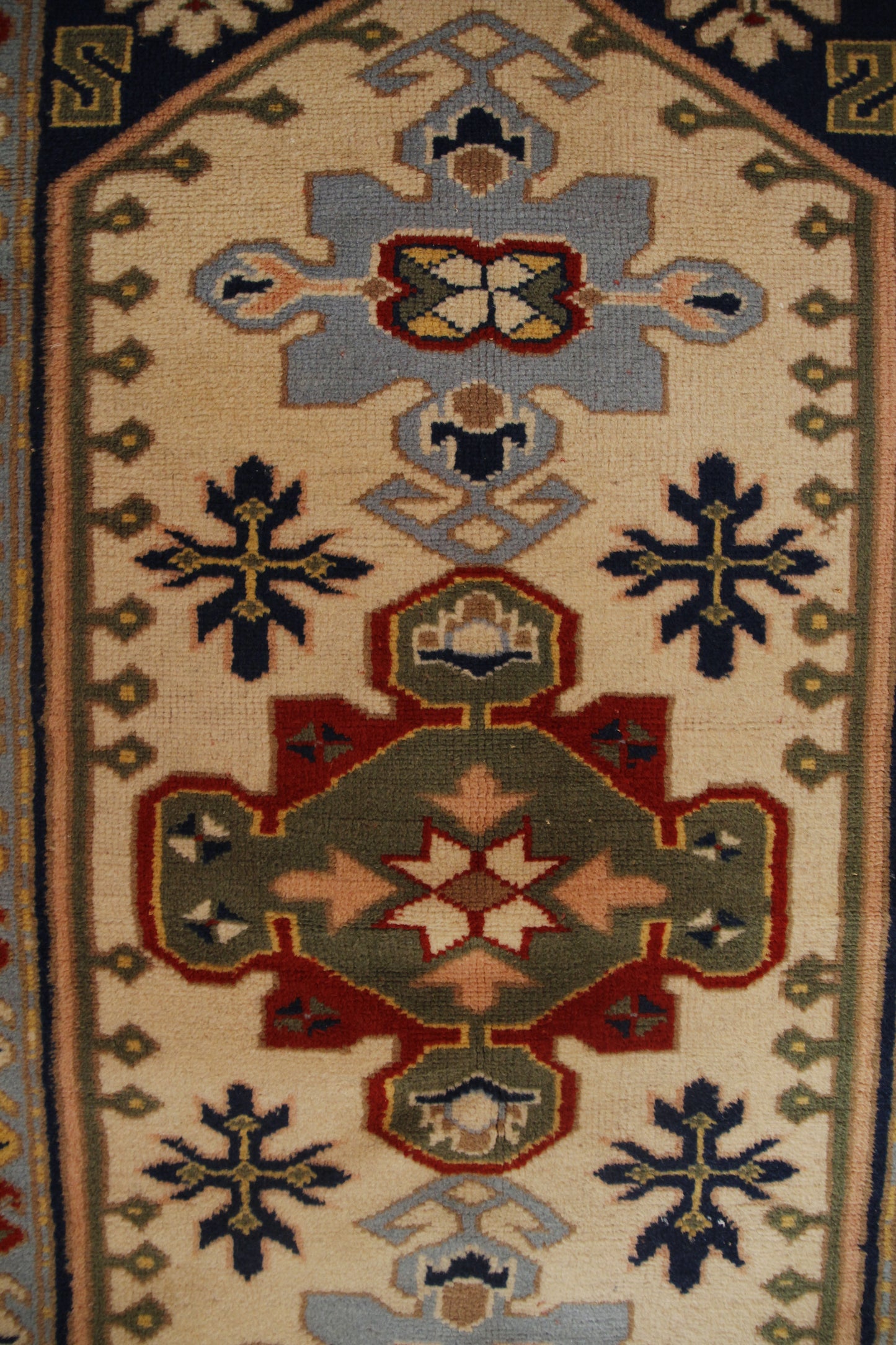 Handmade Vintage Turkish Small Rug 2'11" X 4'7"