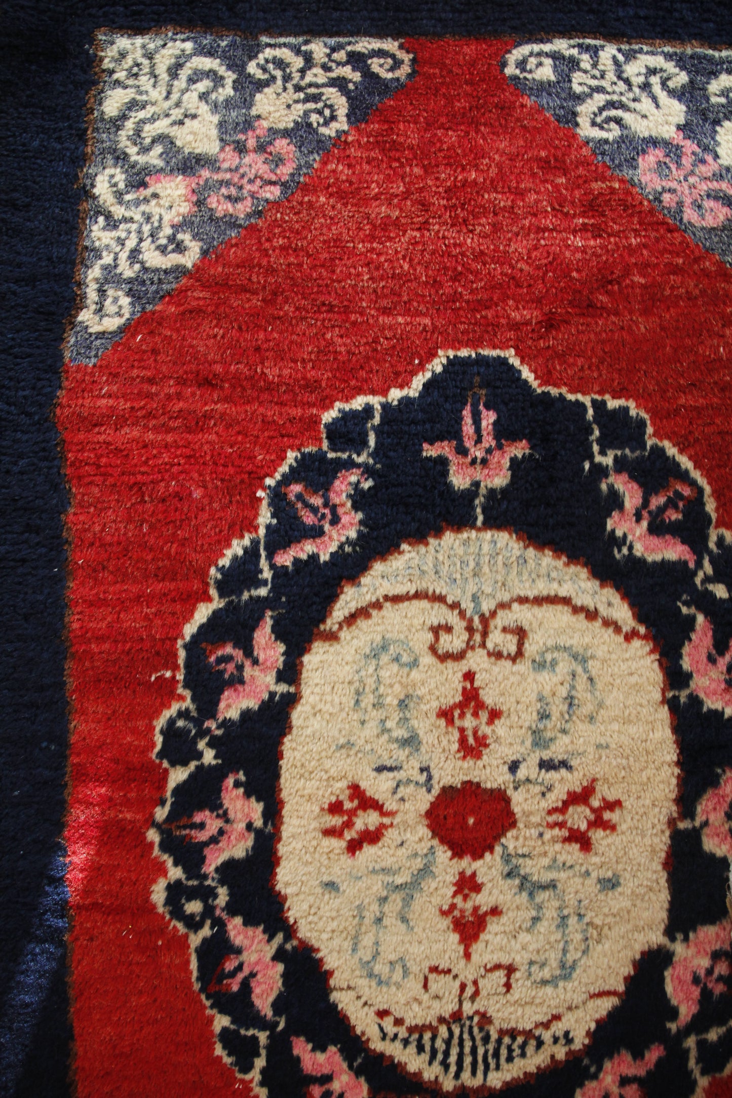 Handmade Vintage Turkish Small Rug 2'3" X 4'2"