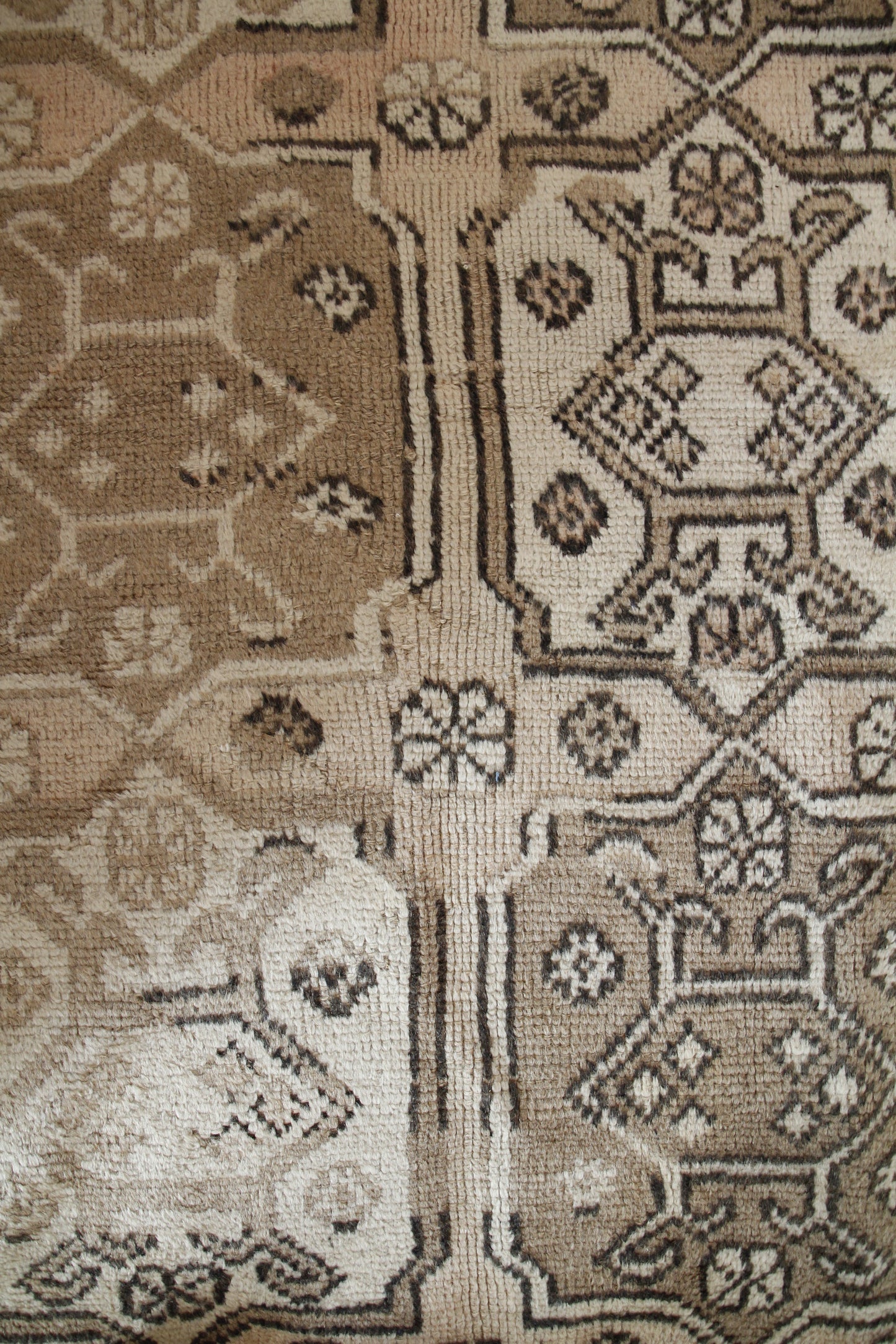 Handmade Vintage Turkish Small Rug 2'11" X 4'6"