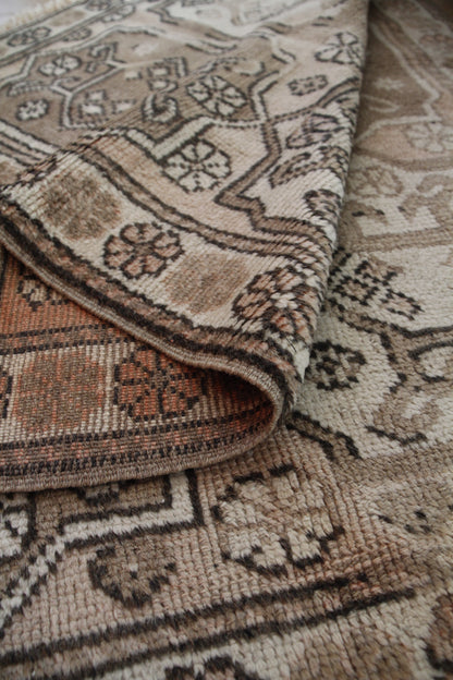 Handmade Vintage Turkish Small Rug 2'11" X 4'6"