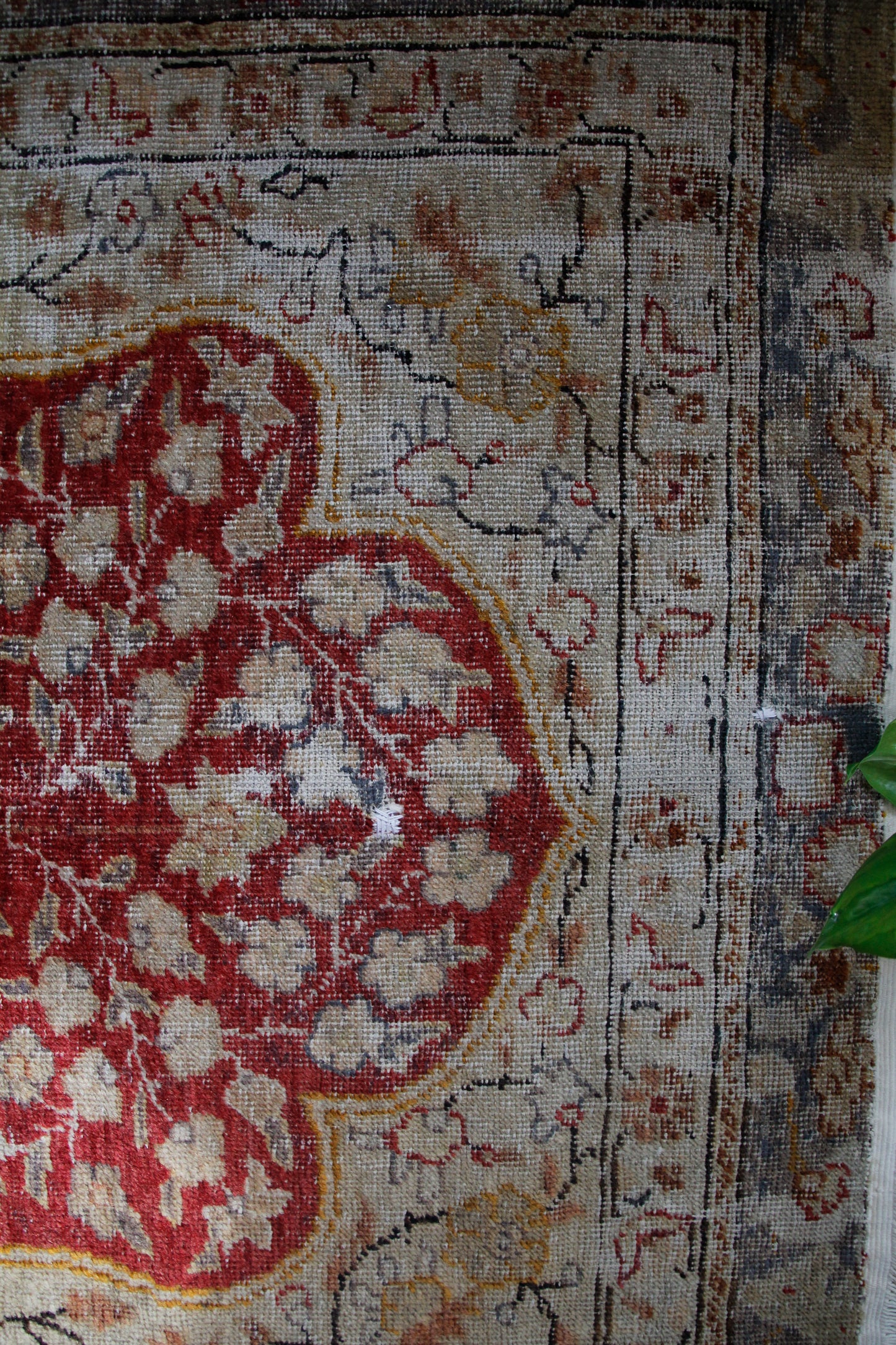 Handmade Vintage Turkish Medium Rug 3'11" X 5'8"