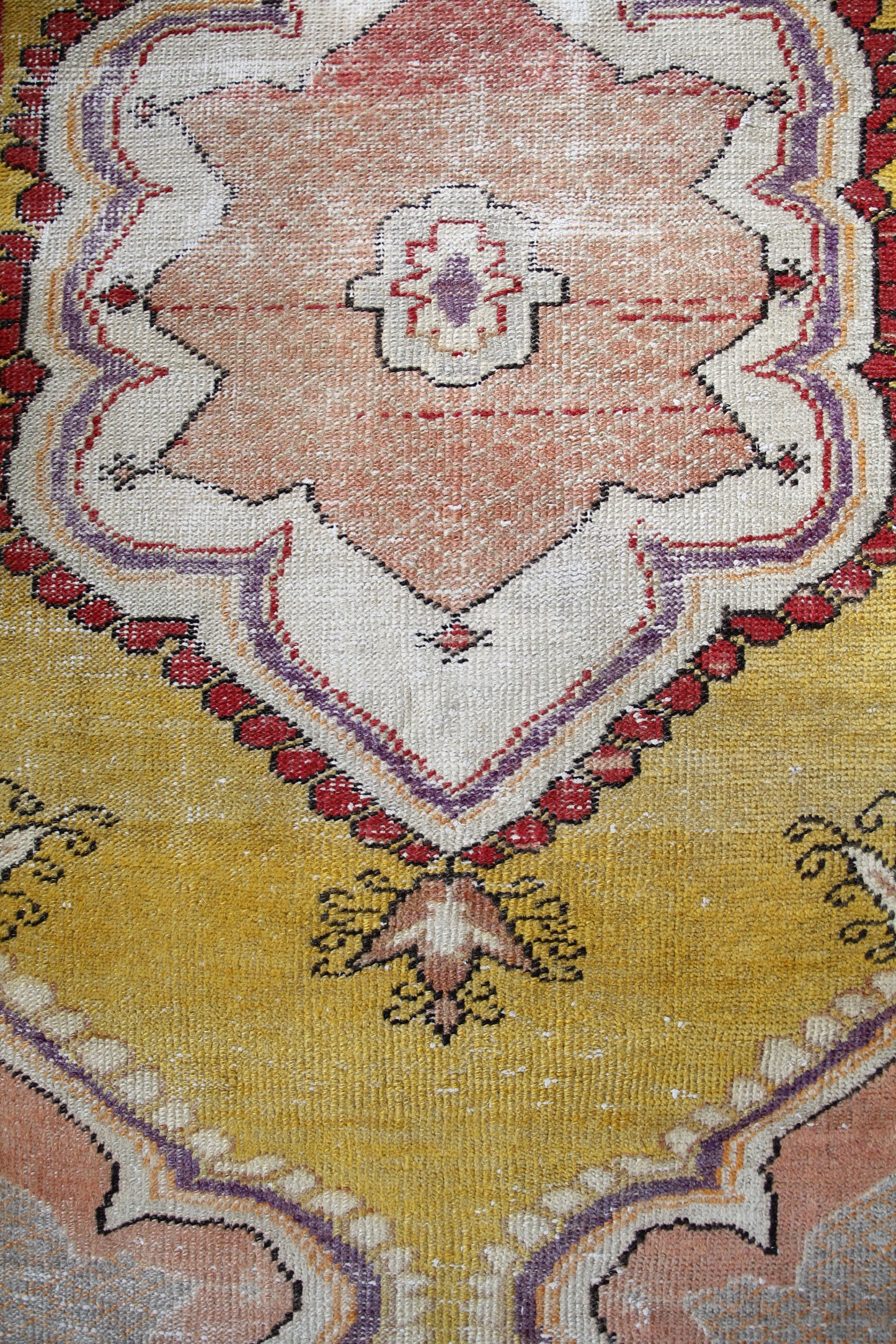 Handmade Vintage Turkish Medium Rug 3'3" X 6'1"