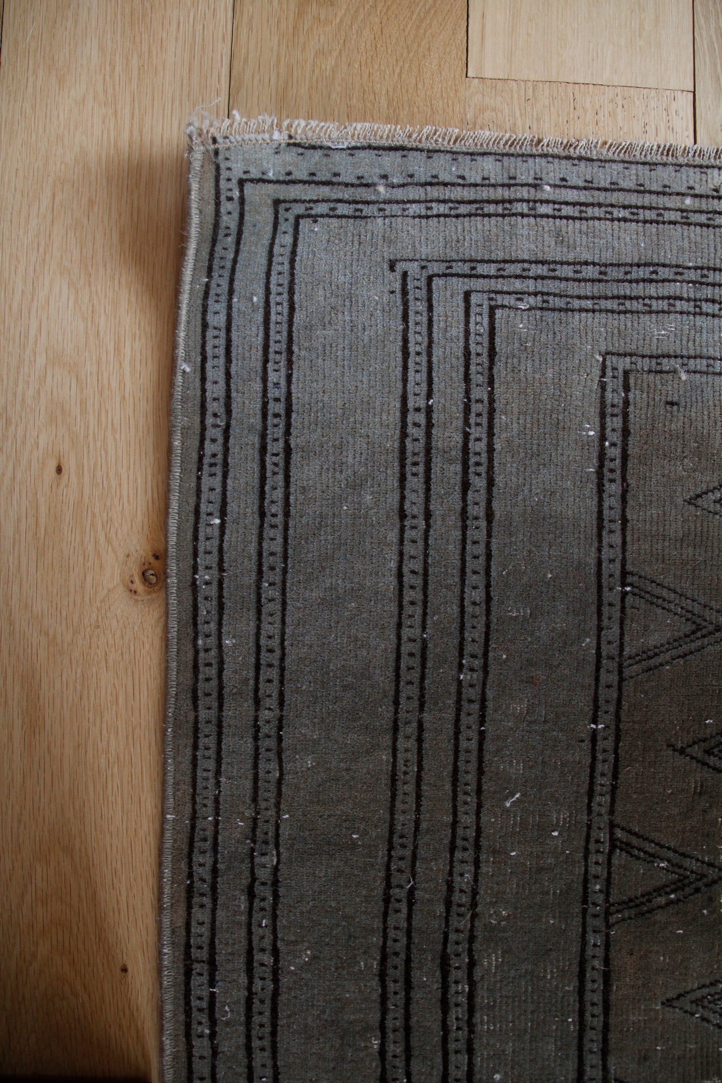Handmade Vintage Turkoman Medium Rug 4'3" X 5'9"