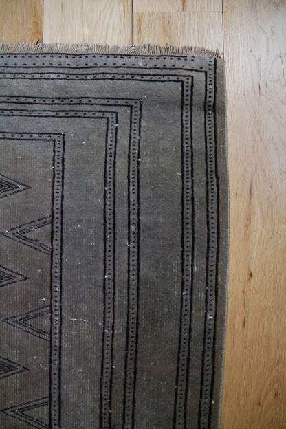 Handmade Vintage Turkoman Medium Rug 4'3" X 5'9"
