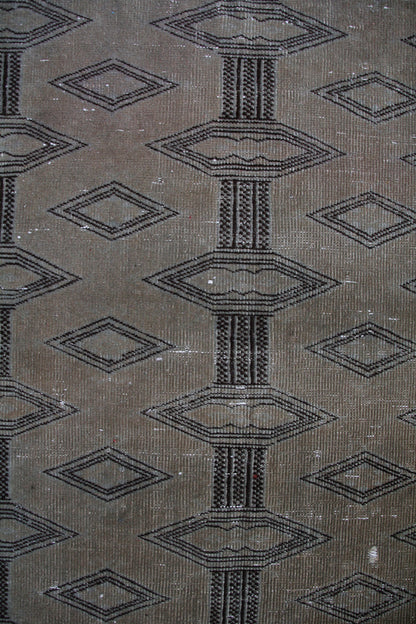 Handmade Vintage Turkoman Medium Rug 4'3" X 5'9"