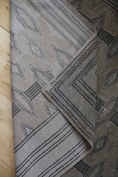 Handmade Vintage Turkoman Medium Rug 4'3" X 5'9"